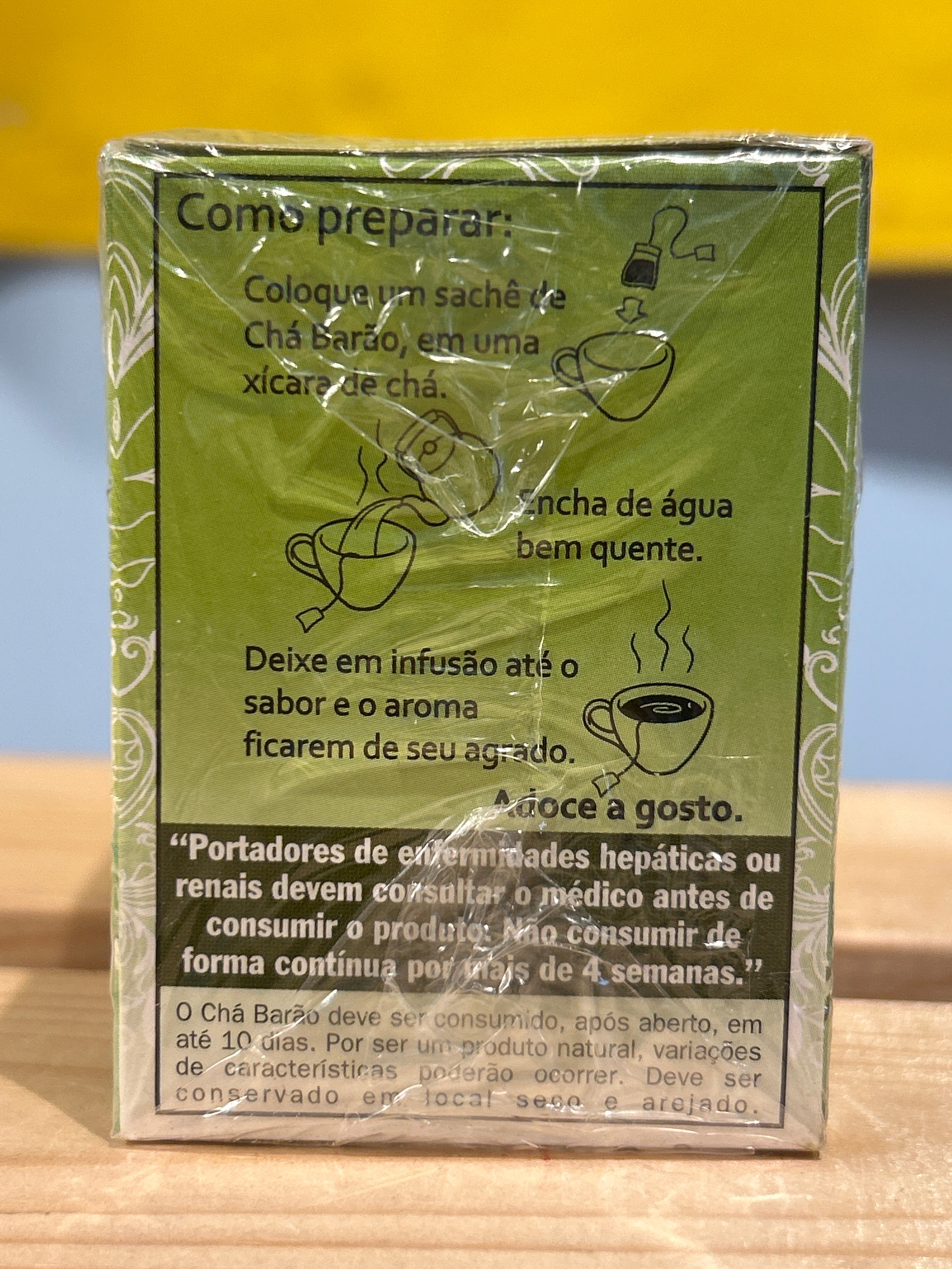 Tè di Boldo BARÃO - Contiene 10 bustine