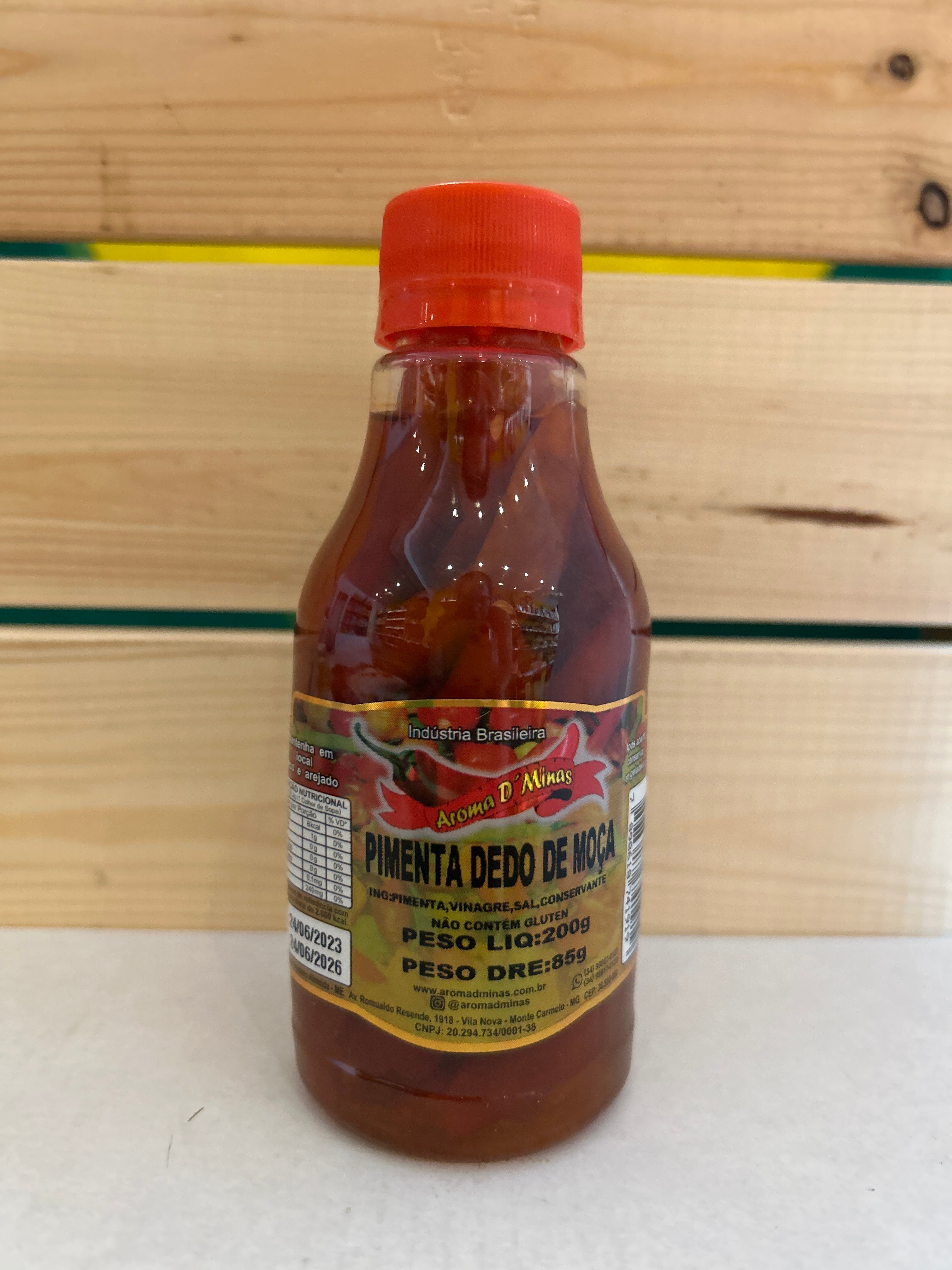 Pimenti Dedo de Moça (Peperoncino Dedo de Moça) - AROMA DE MINAS - 85g