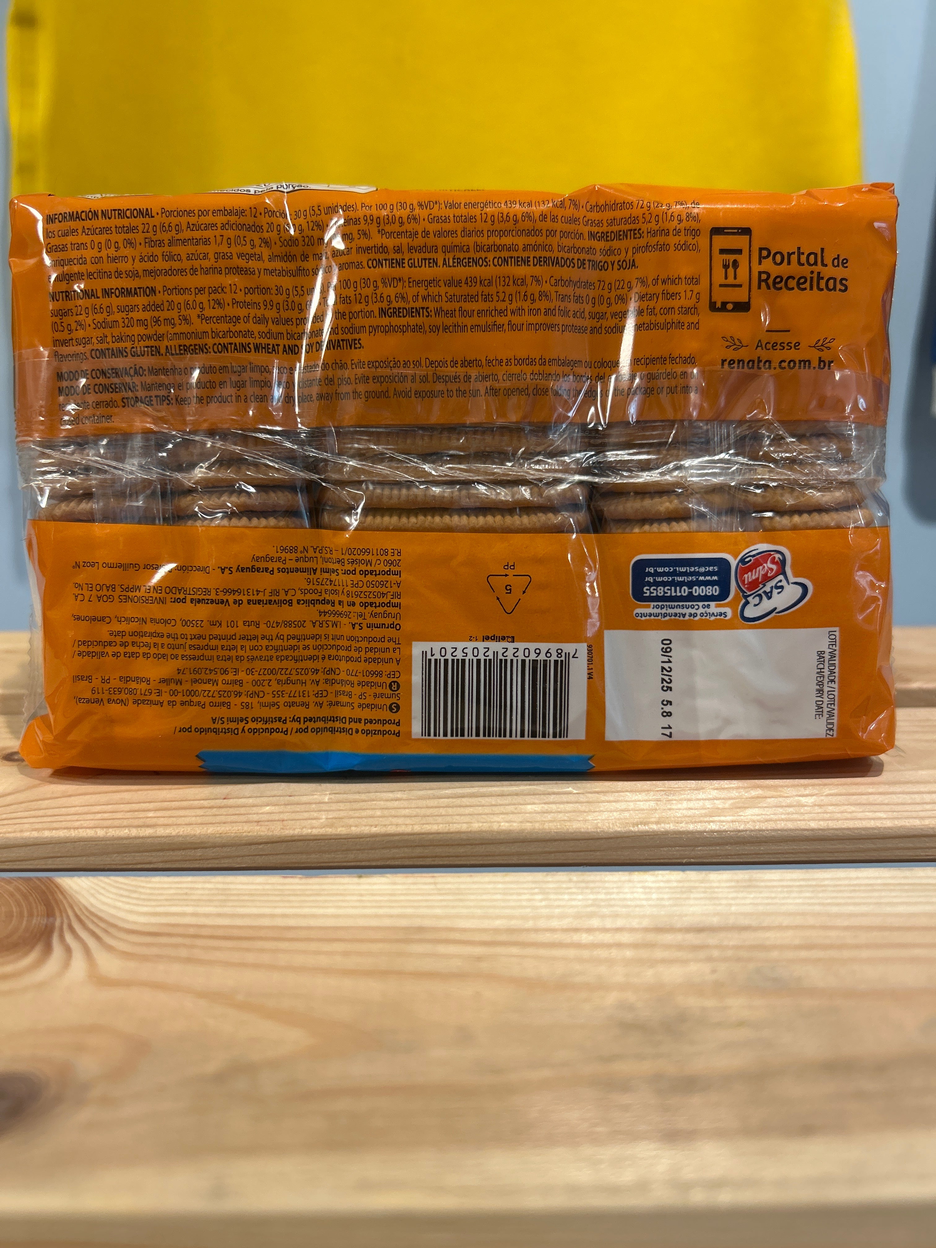 Biscotto alla Maïzena (Biscoito de Maizena) - RENATA - 360g