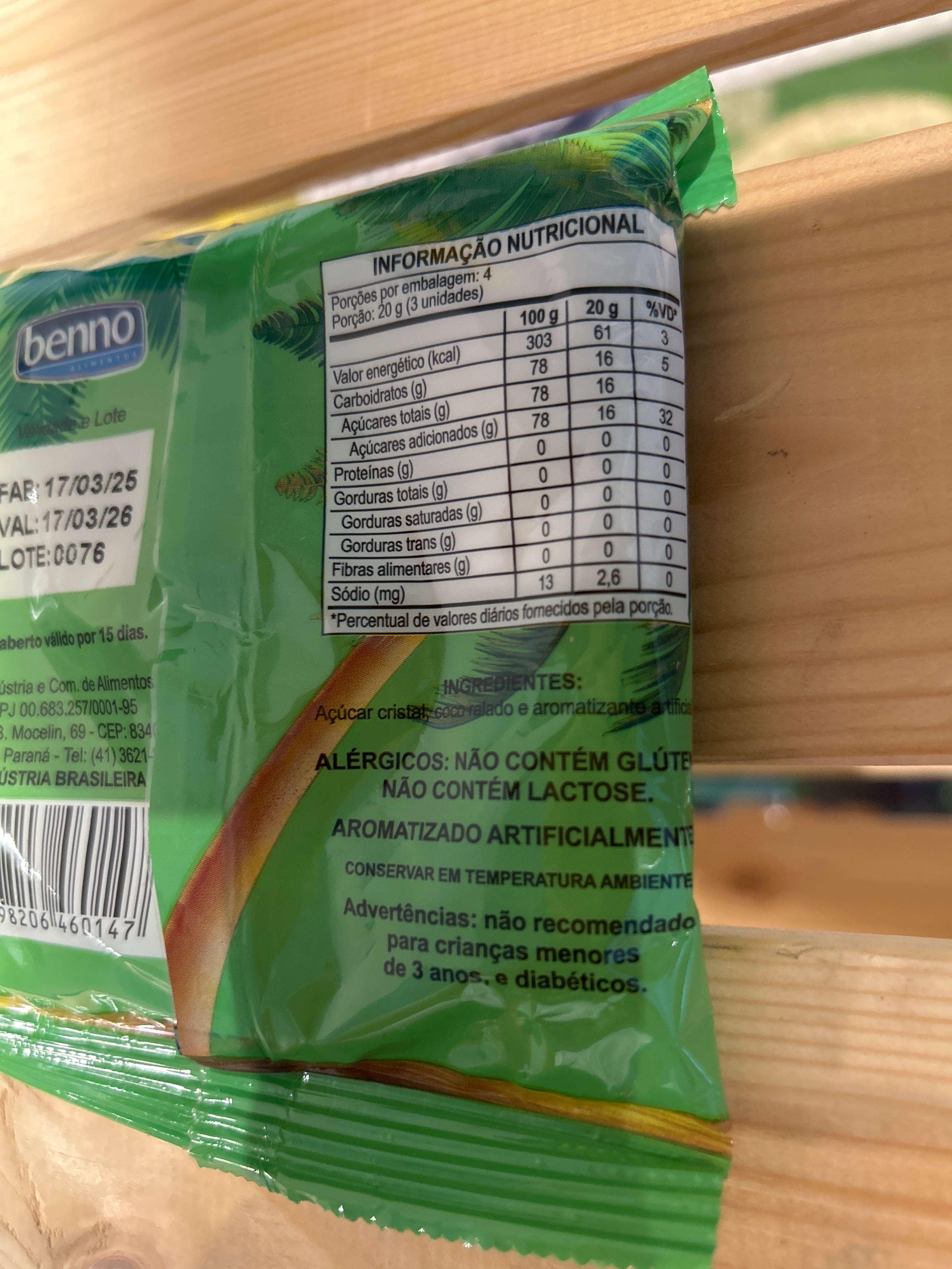 Coconut Candies (Bala de Coco) - BENNO - 90g