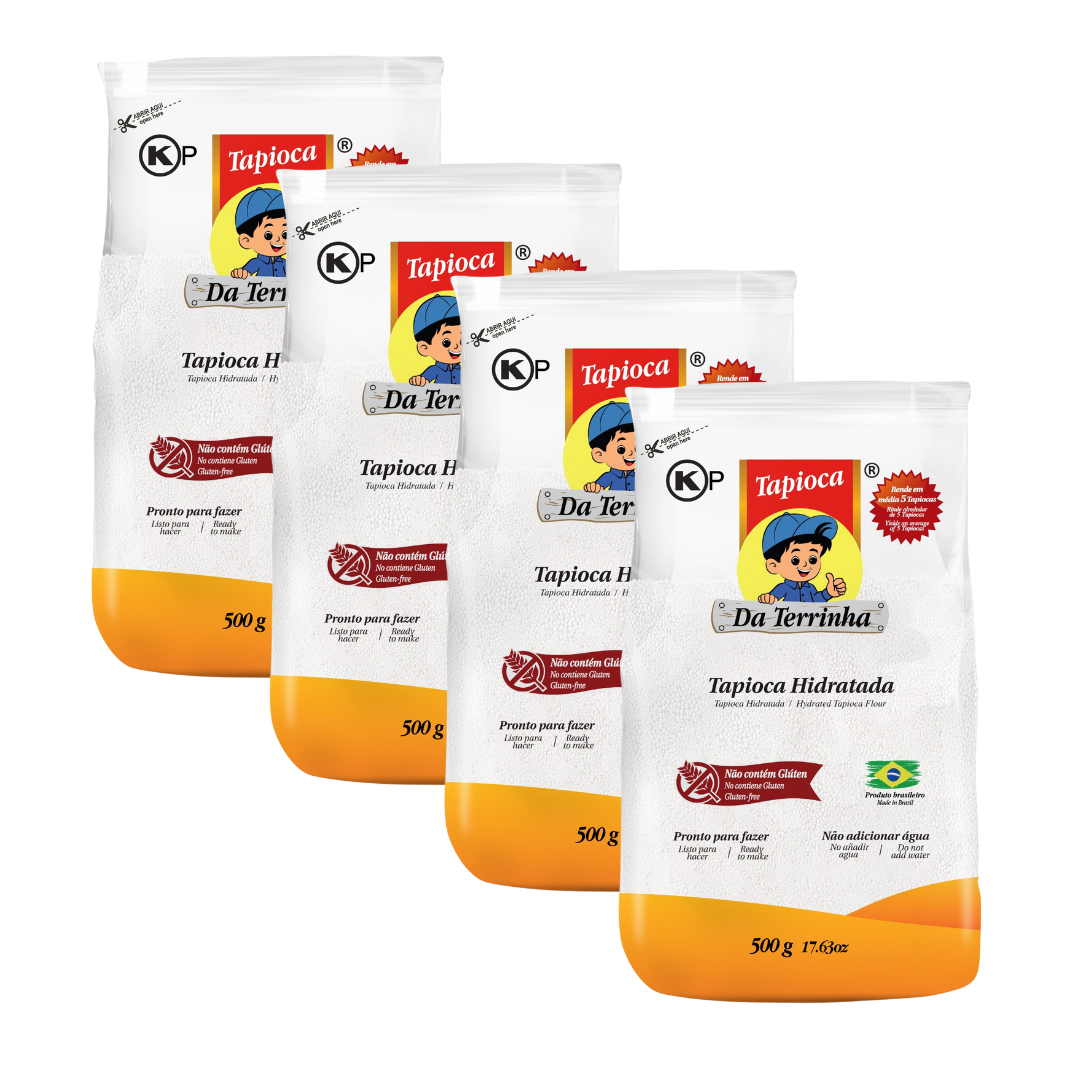 Combo - Tapioca Hydratée DA TERRINHA - 500g - Achetez 4 unités et obtenez 10% de réduction