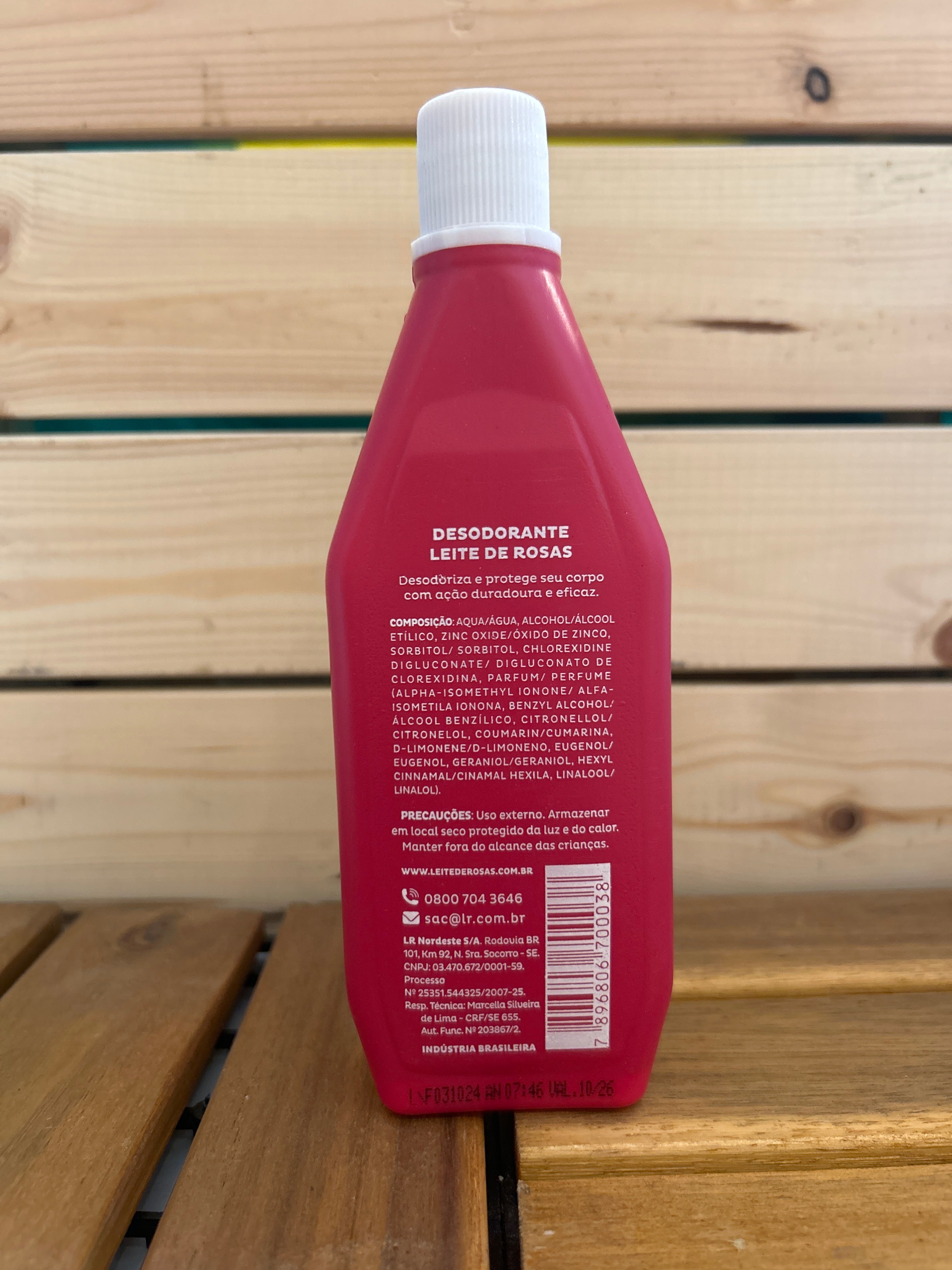Lotion Déodorante (Loção Desodorante) - LEITE DE ROSAS - 170ml