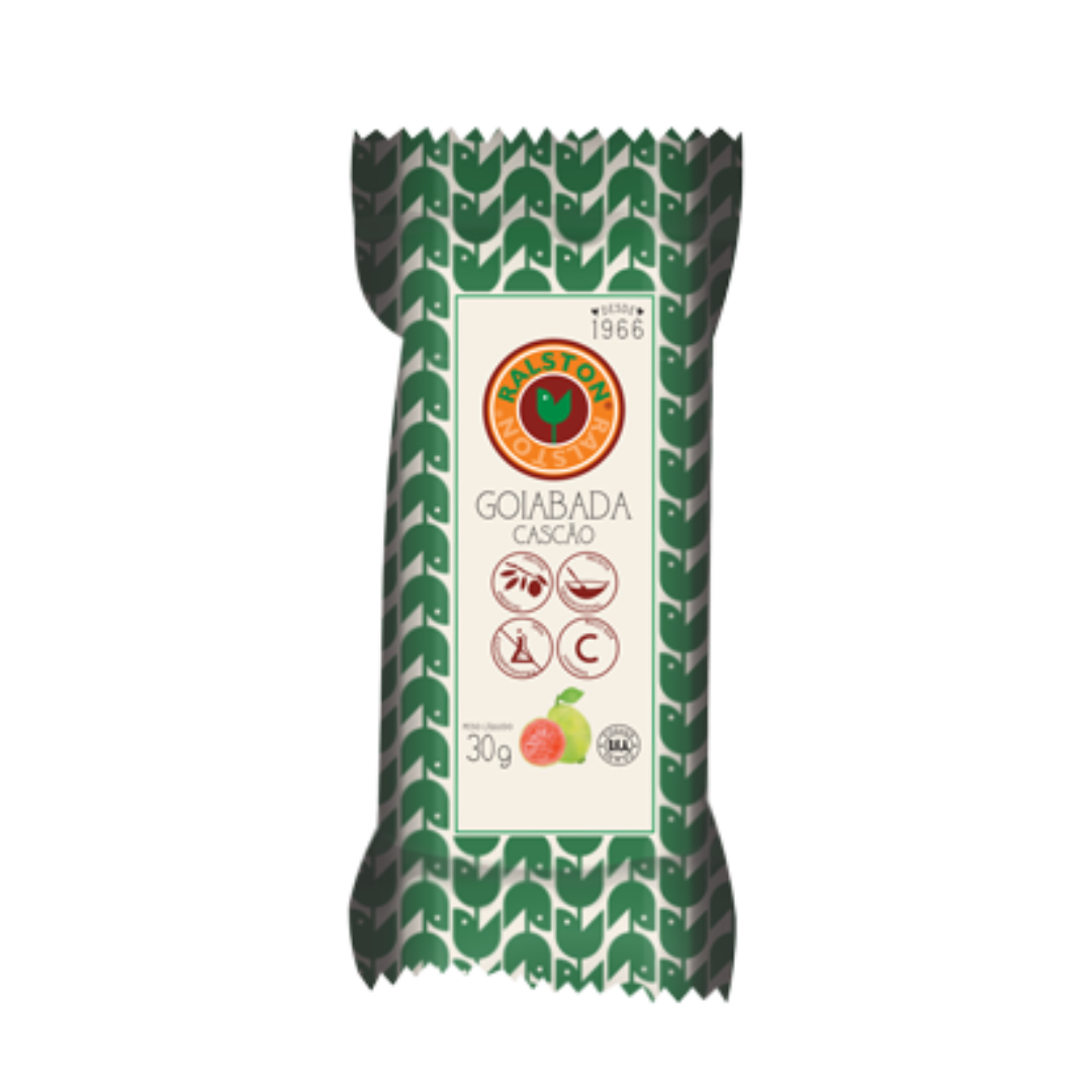 Guava fruit paste block (Goiabada Cascão Barra) - RALSTON - 30g