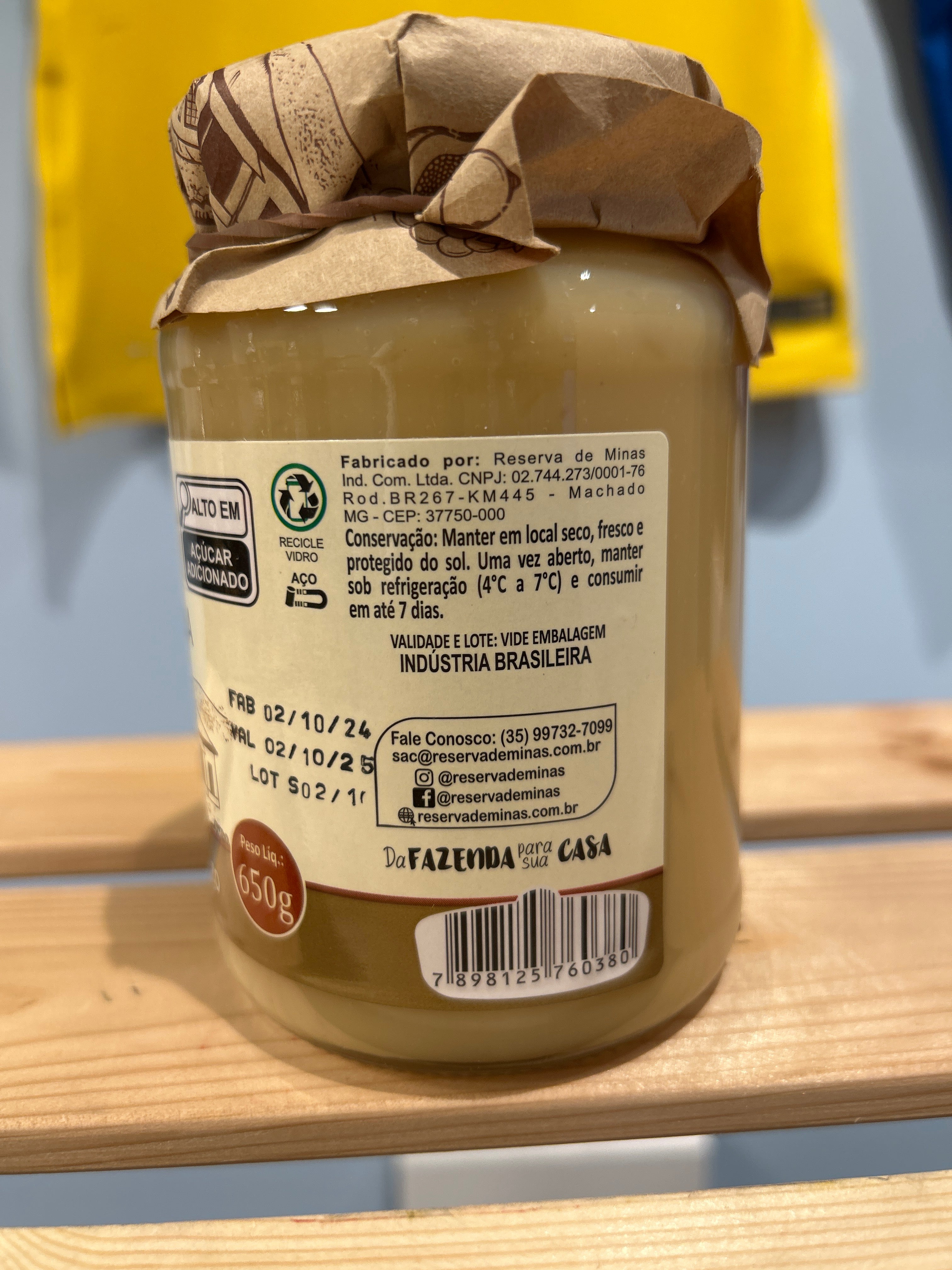 Dessert à la Noix de Coco (Cocada Cremosa) - RESERVA DE MINAS - 650g