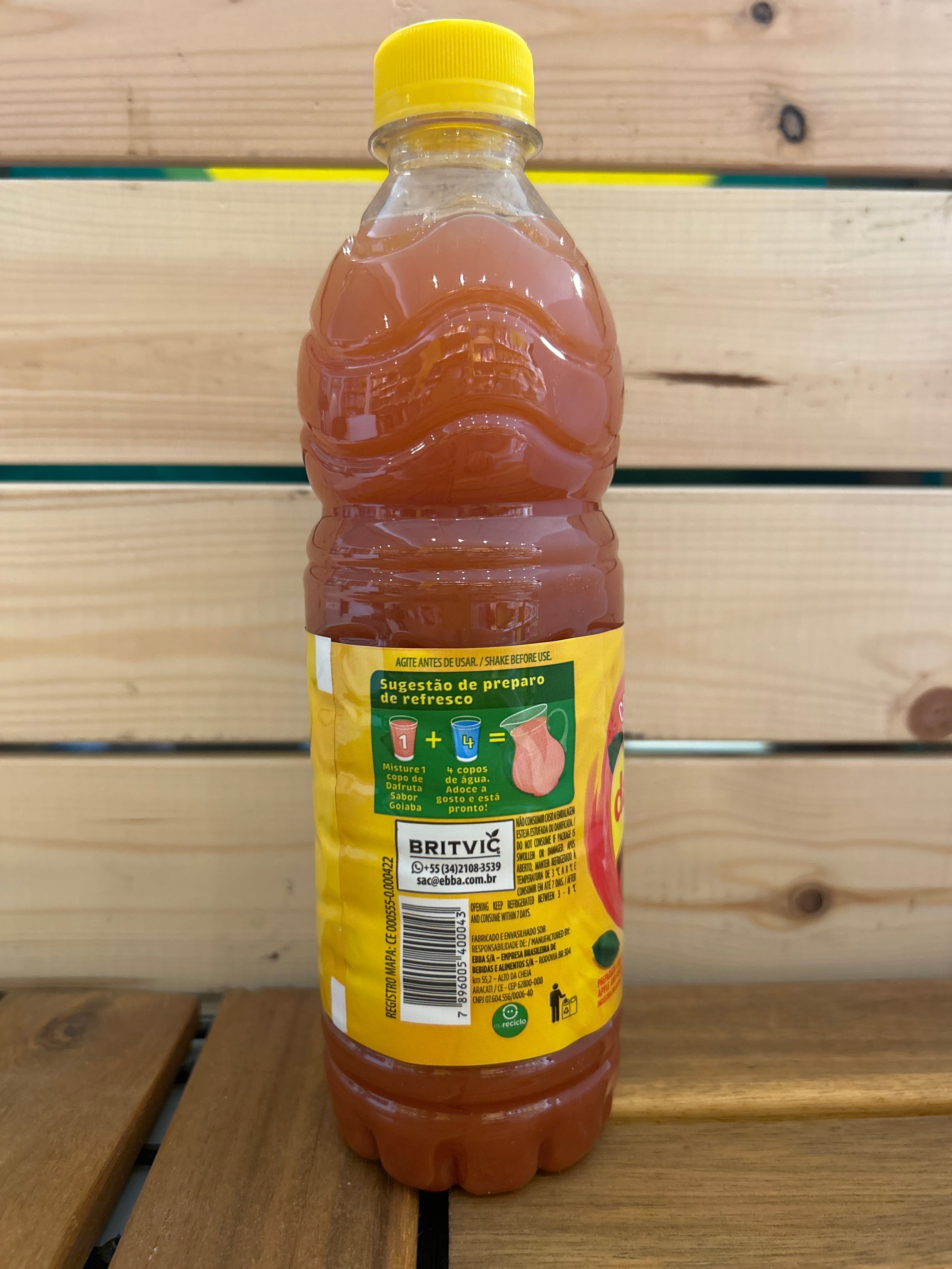 Concentrated Fruit Juice (Guava Fruits) Concentrated Guava Juice - DAFRUTA - 500ml