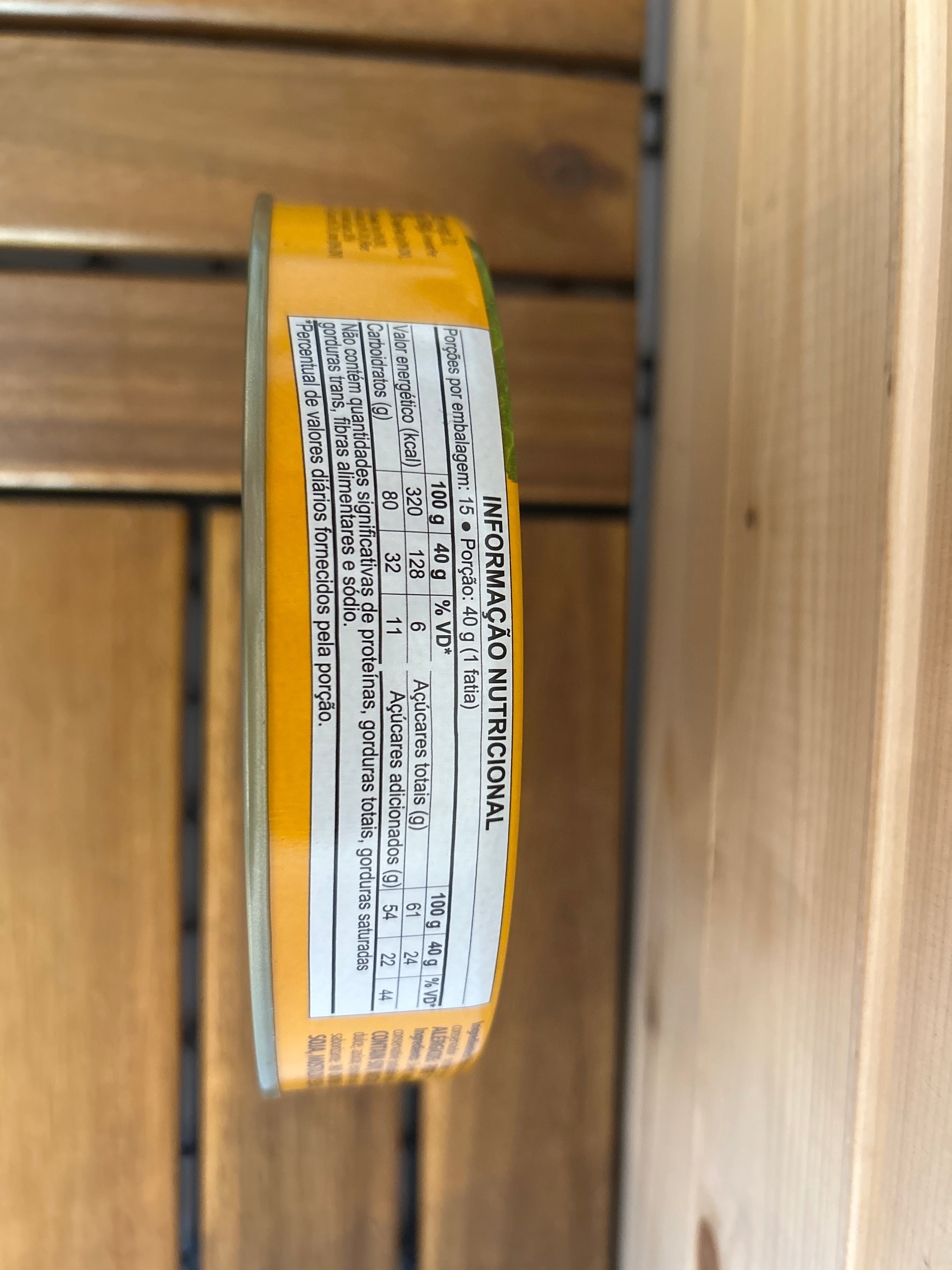 Pâte de fruit à la Patate Douce en bloc (Marrom Glacê Lata) - PREDILECTA - 600g