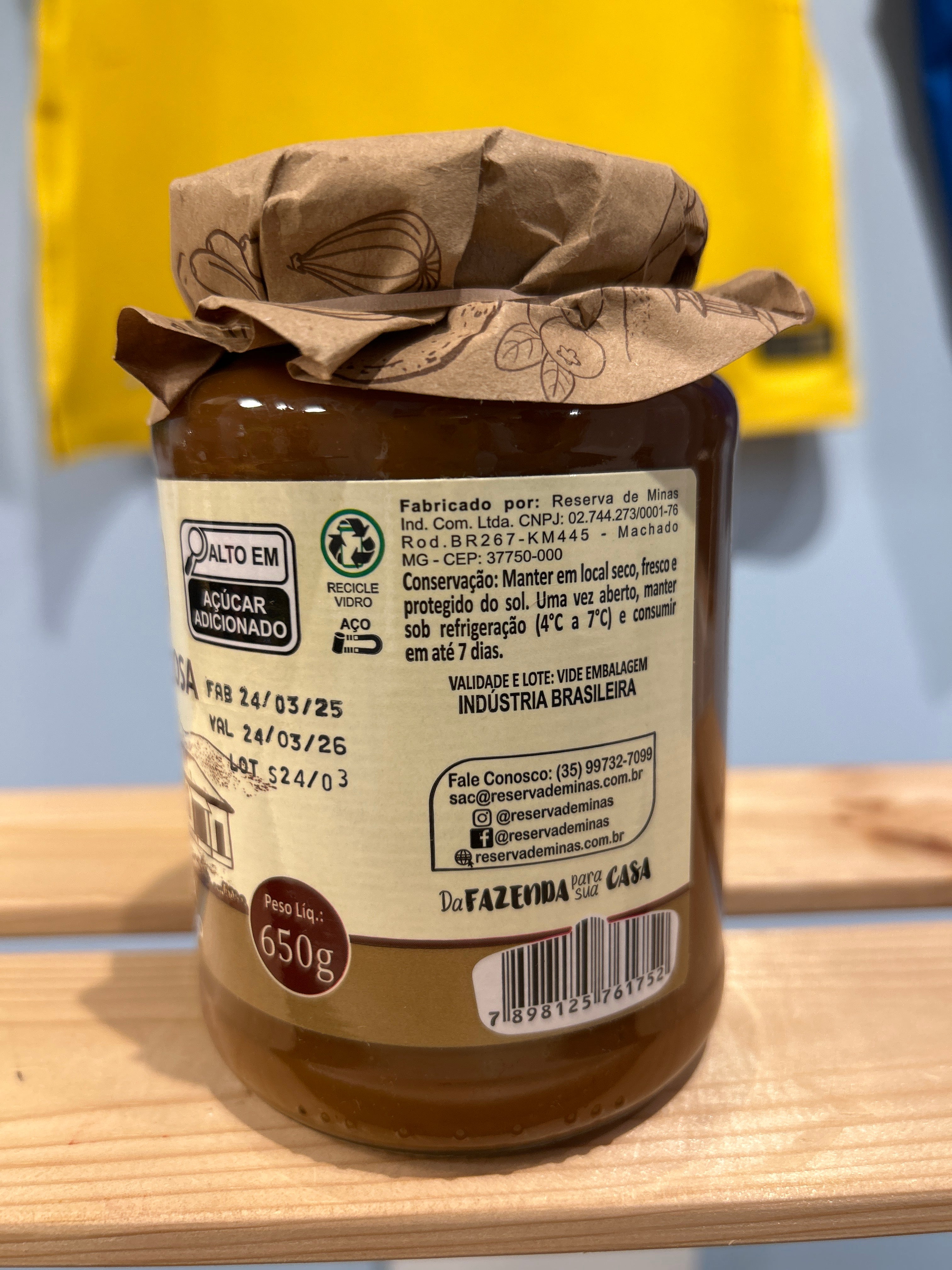 Dessert al Cocco Bruciato (Cocada Cremosa Morena) - RISERVA DI MINAS - 650g