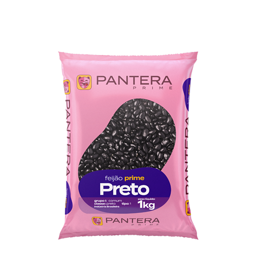 Fagioli neri secchi (Feijão Preto) - PANTERA - 1kg