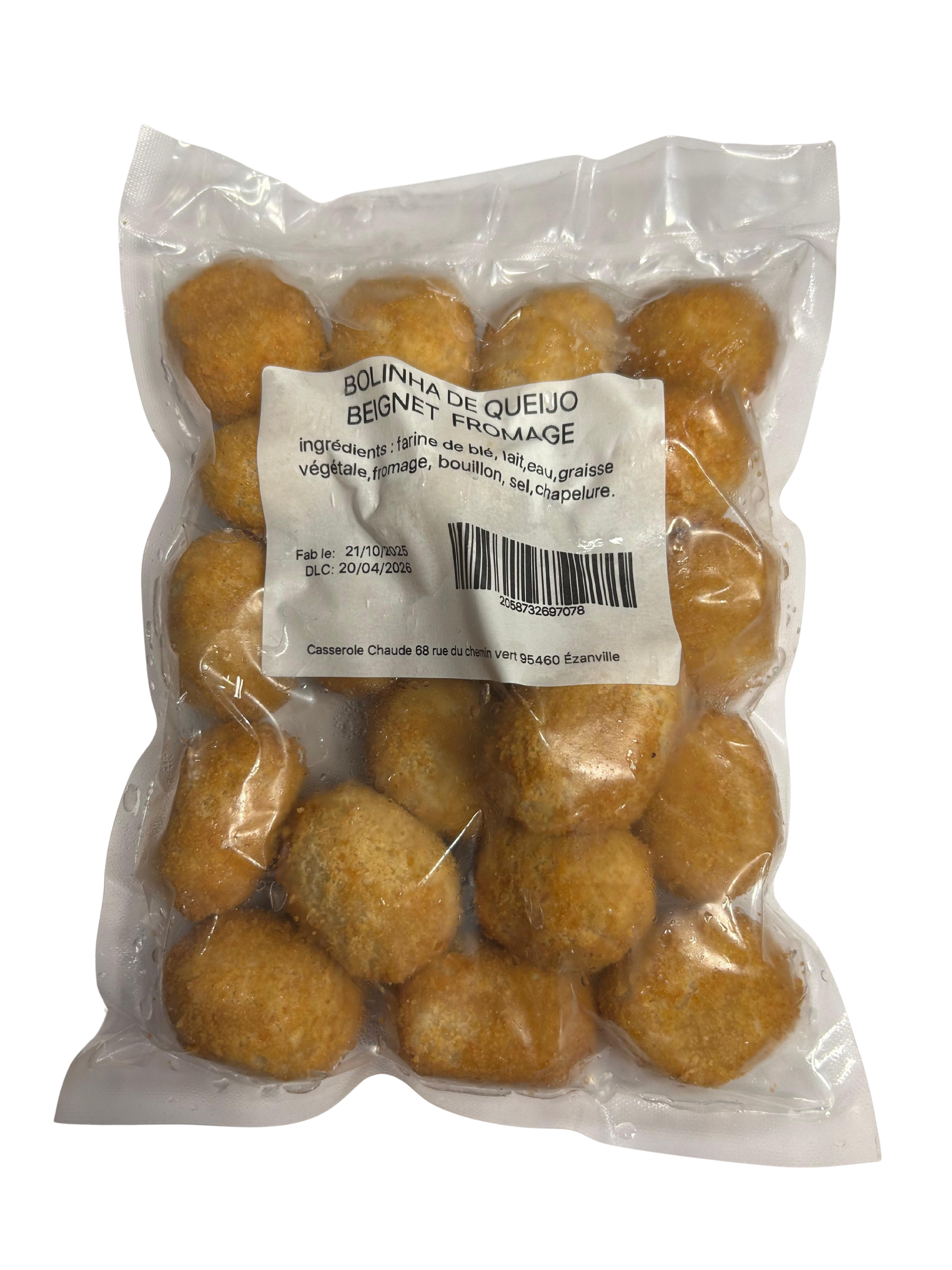 Cheese bites (Frozen Fried Cheese Balls) - fried and frozen – Medium pack – 20 units of 25 g (500 g)