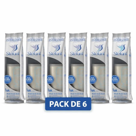 Lot de 6 cartouches pour filtre en argile triple action (Vela para Filtro de Barro Tripla Ação) - Stéfani - 6 unités
