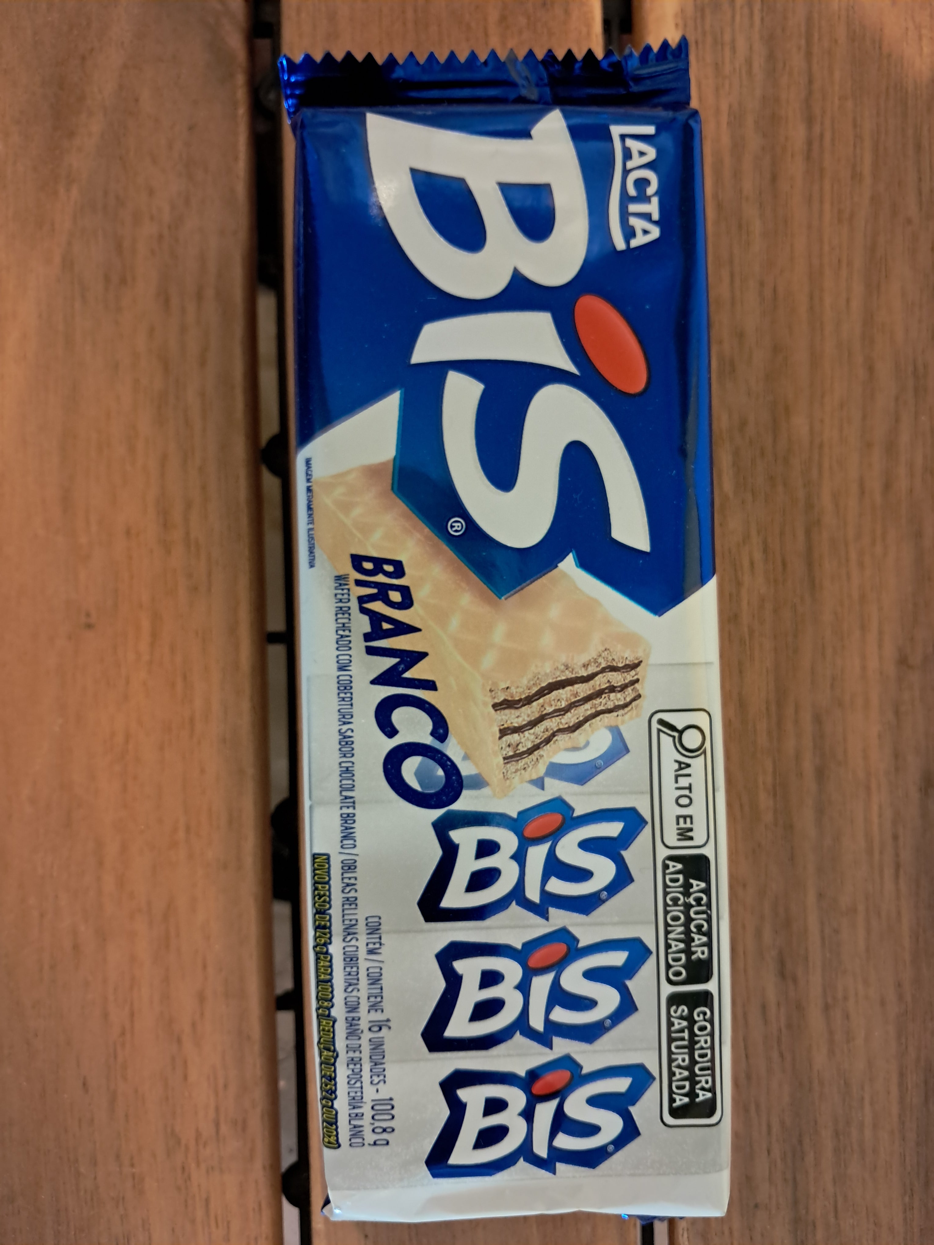 Gaufrettes al cioccolato bianco (Chocolate BIS Branco) BIS (LACTA) - 100,8g