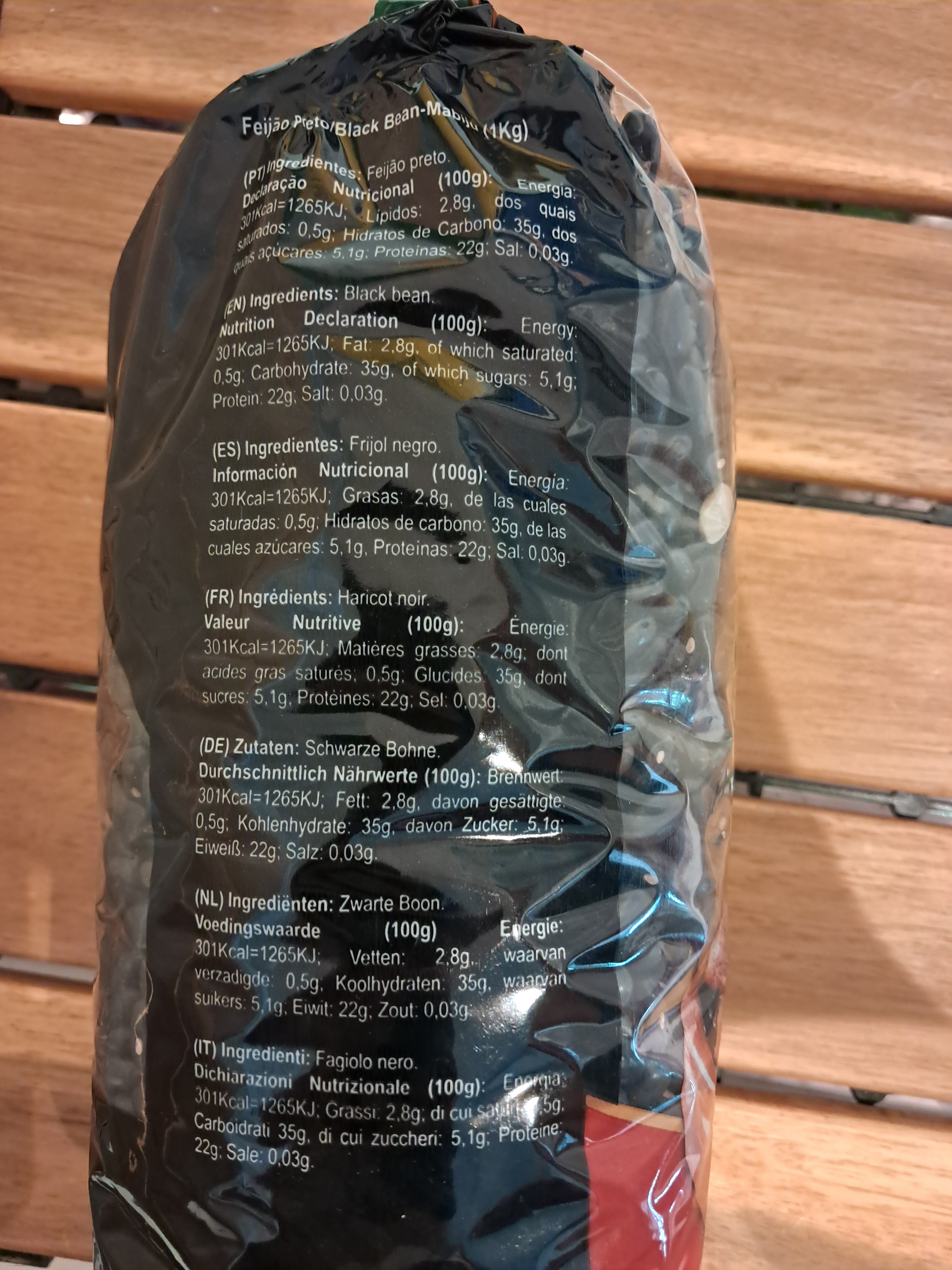 Fagiolo Nero (Haricot Noir) - MABIJU - 1kg