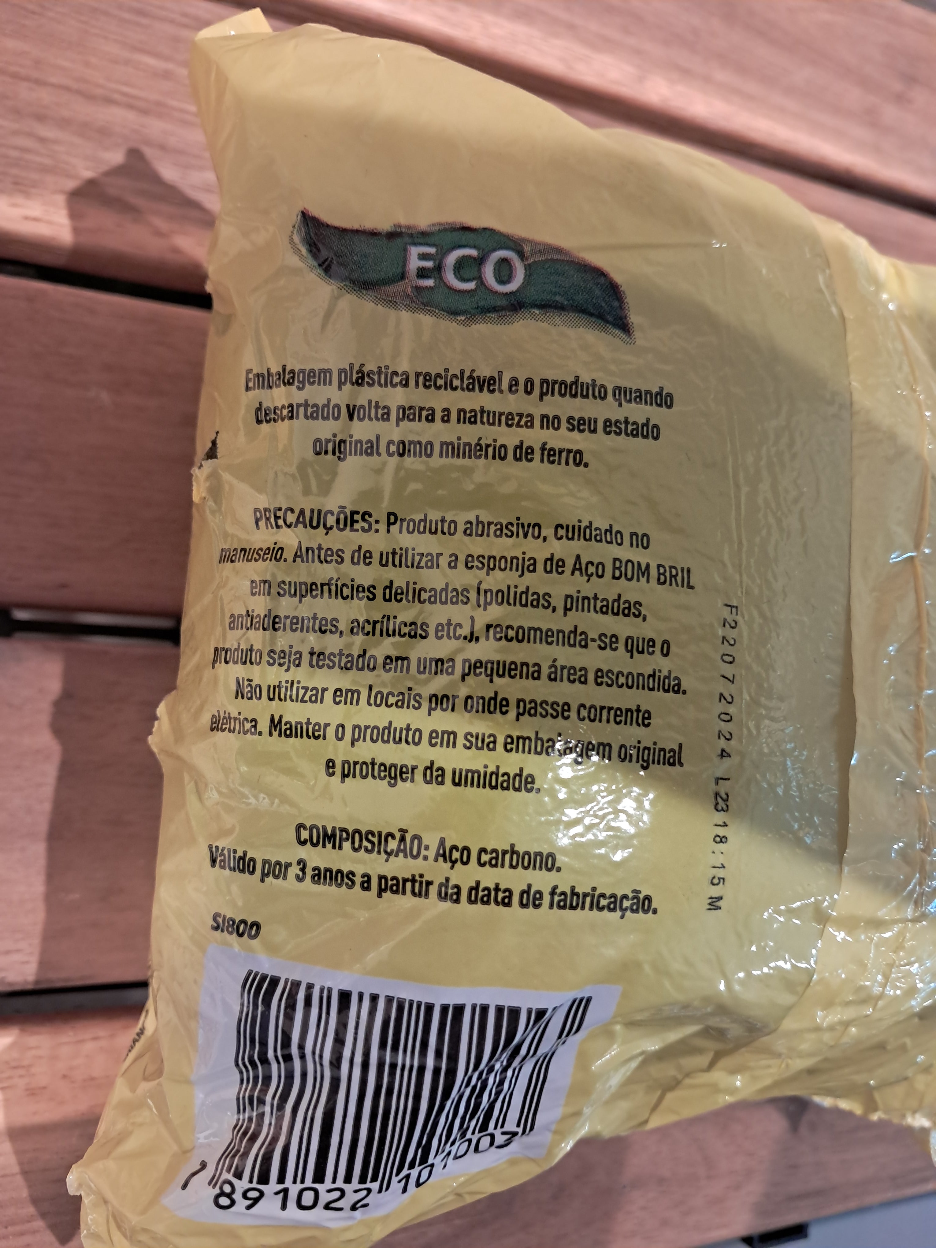Steel Sponge (Esponja de Aço) - BOMBRIL - 60g