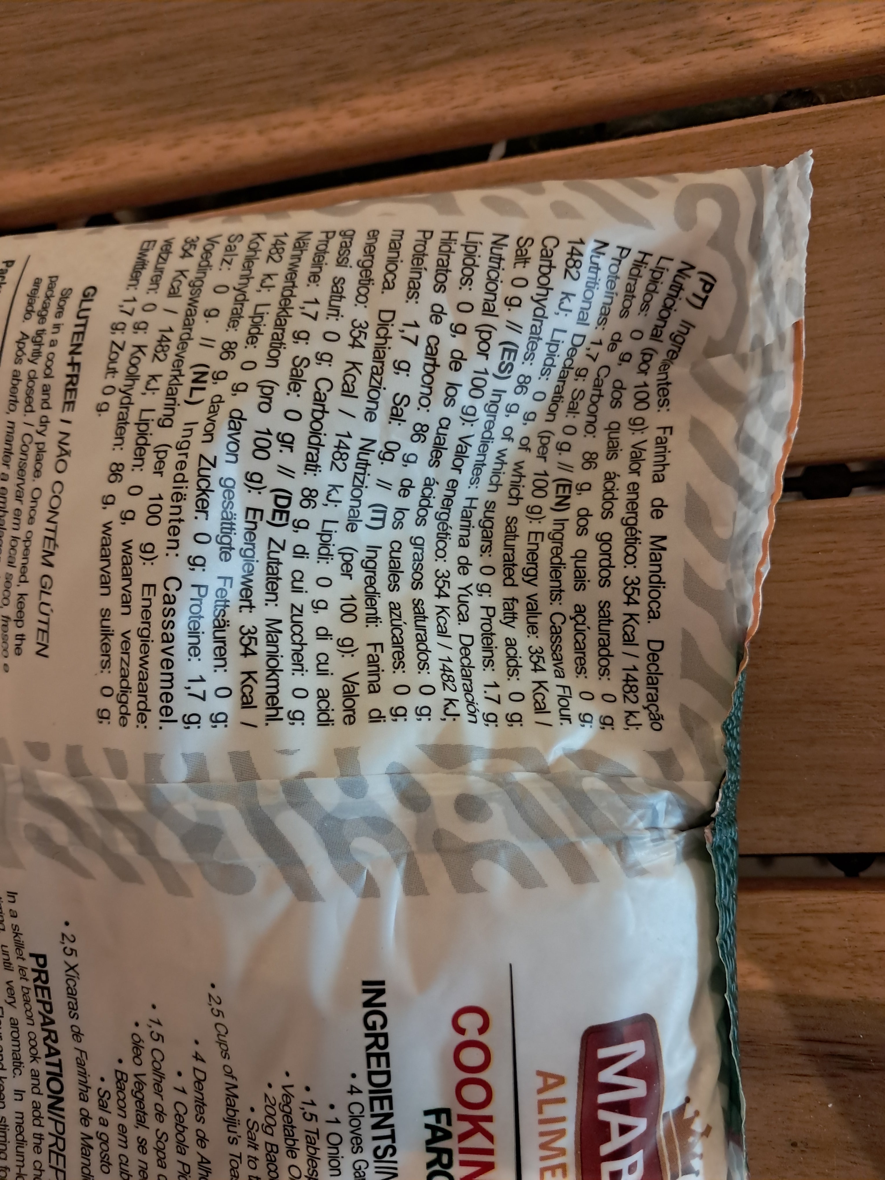 Farine de Manioc Grillée (Farine de Manioc Grillée) - MABIJU - 500g