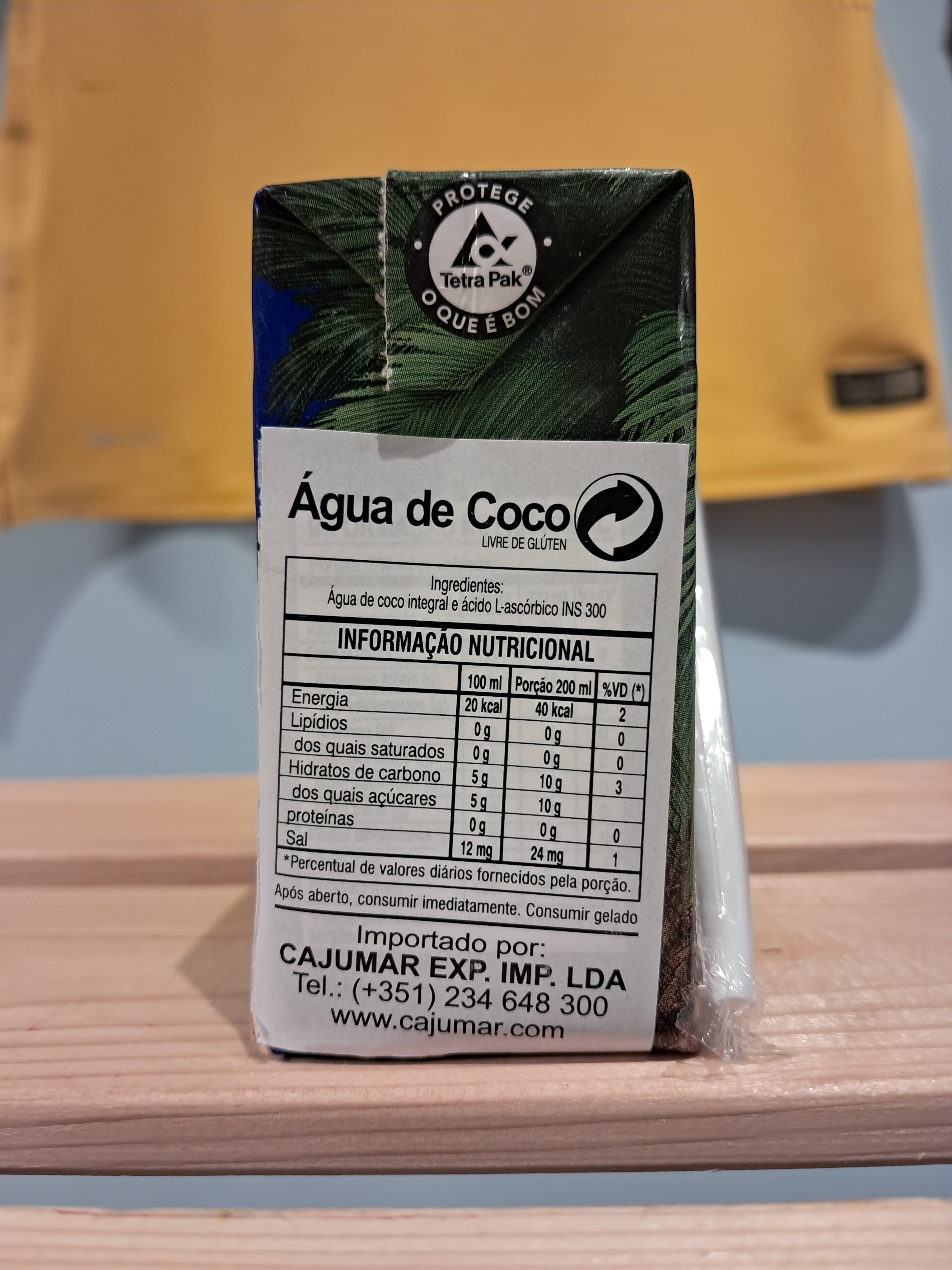 Acqua di cocco (Água de Coco) - SOCOCO - 200ml