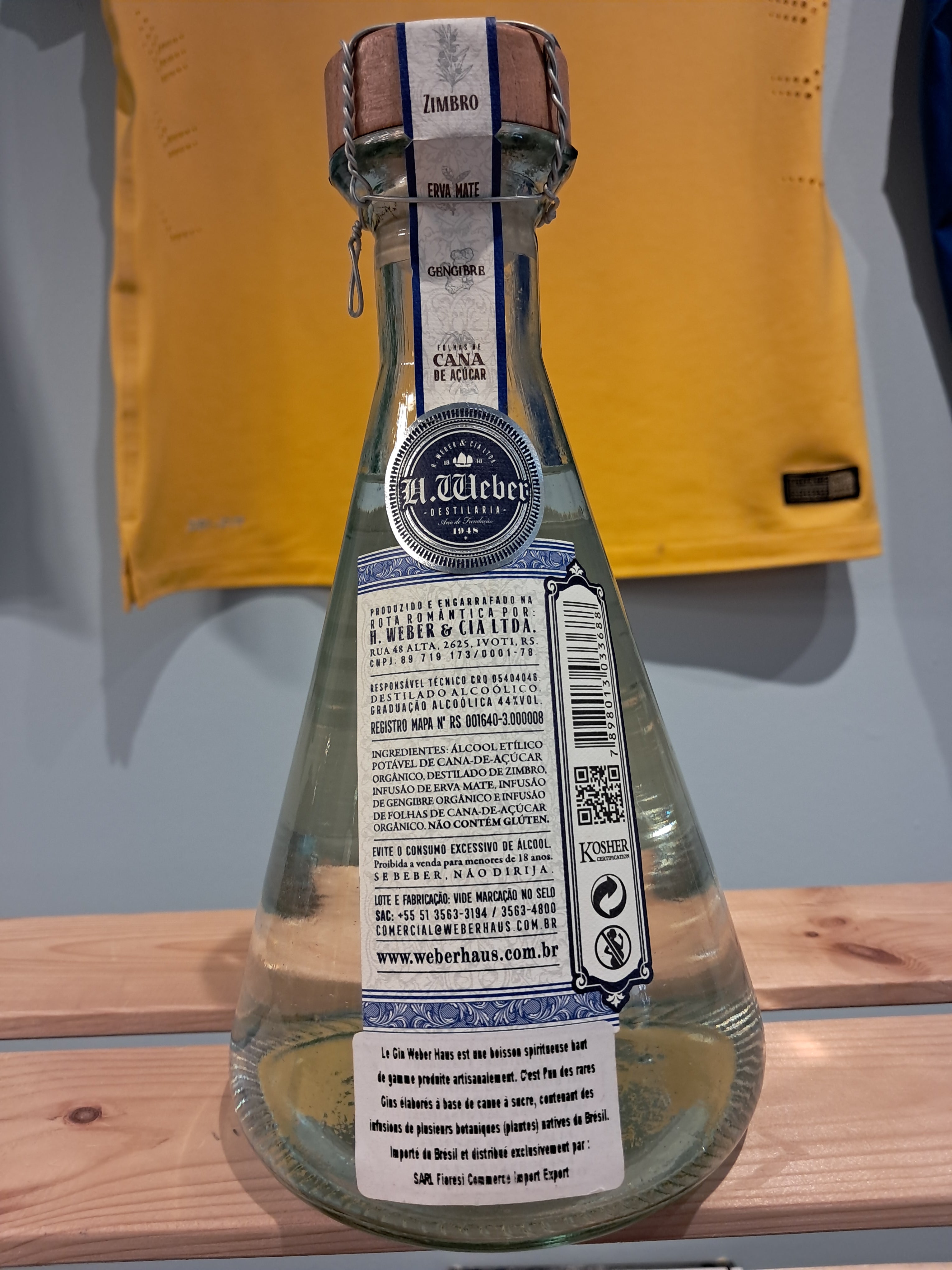 Gin Artisanal Dry (Gin Artisanal Dry Gin) - WEBER HAUS - 700ml