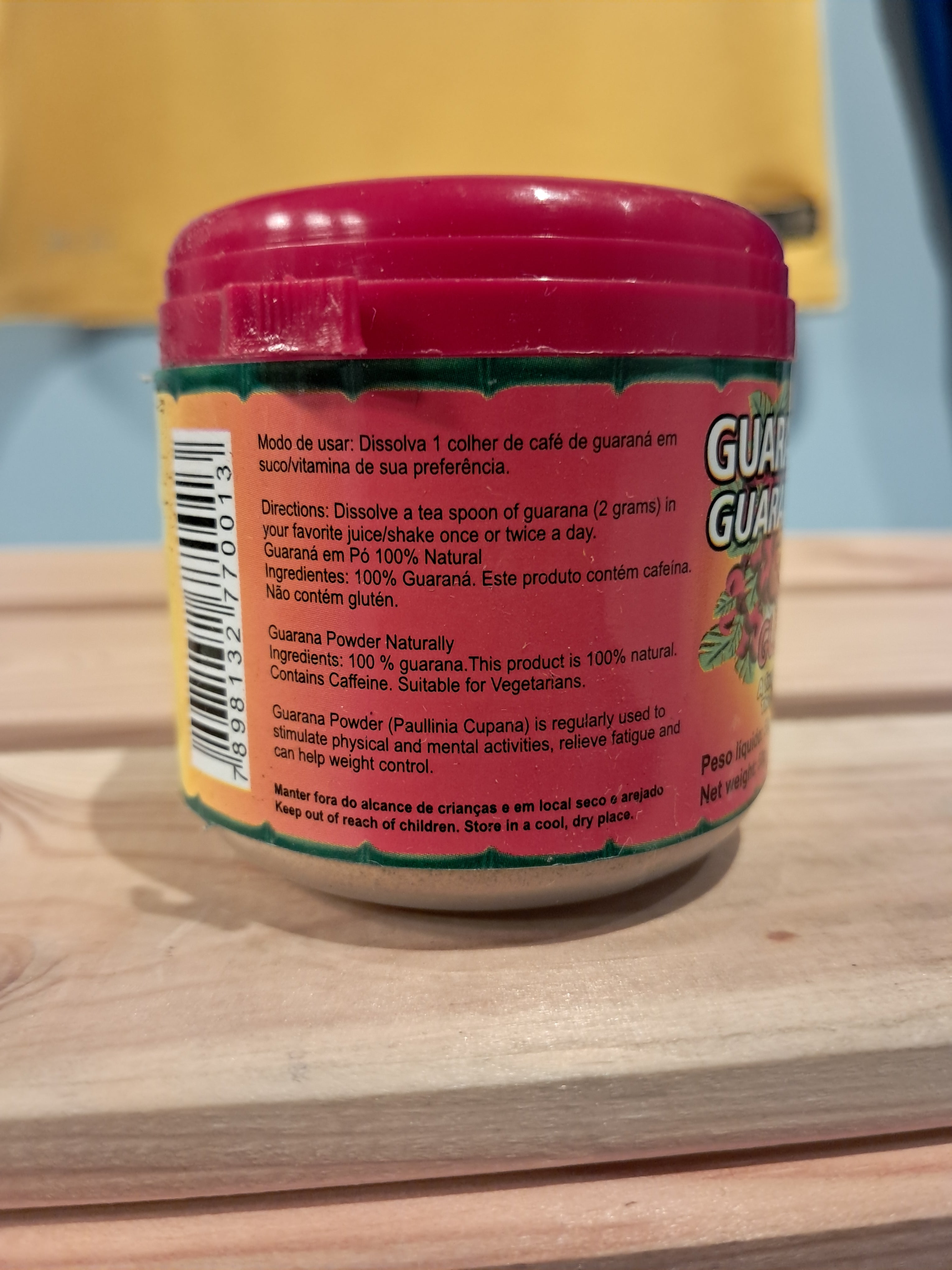 Guaranà in polvere (Guaraná em pó) GUARANA - 50g