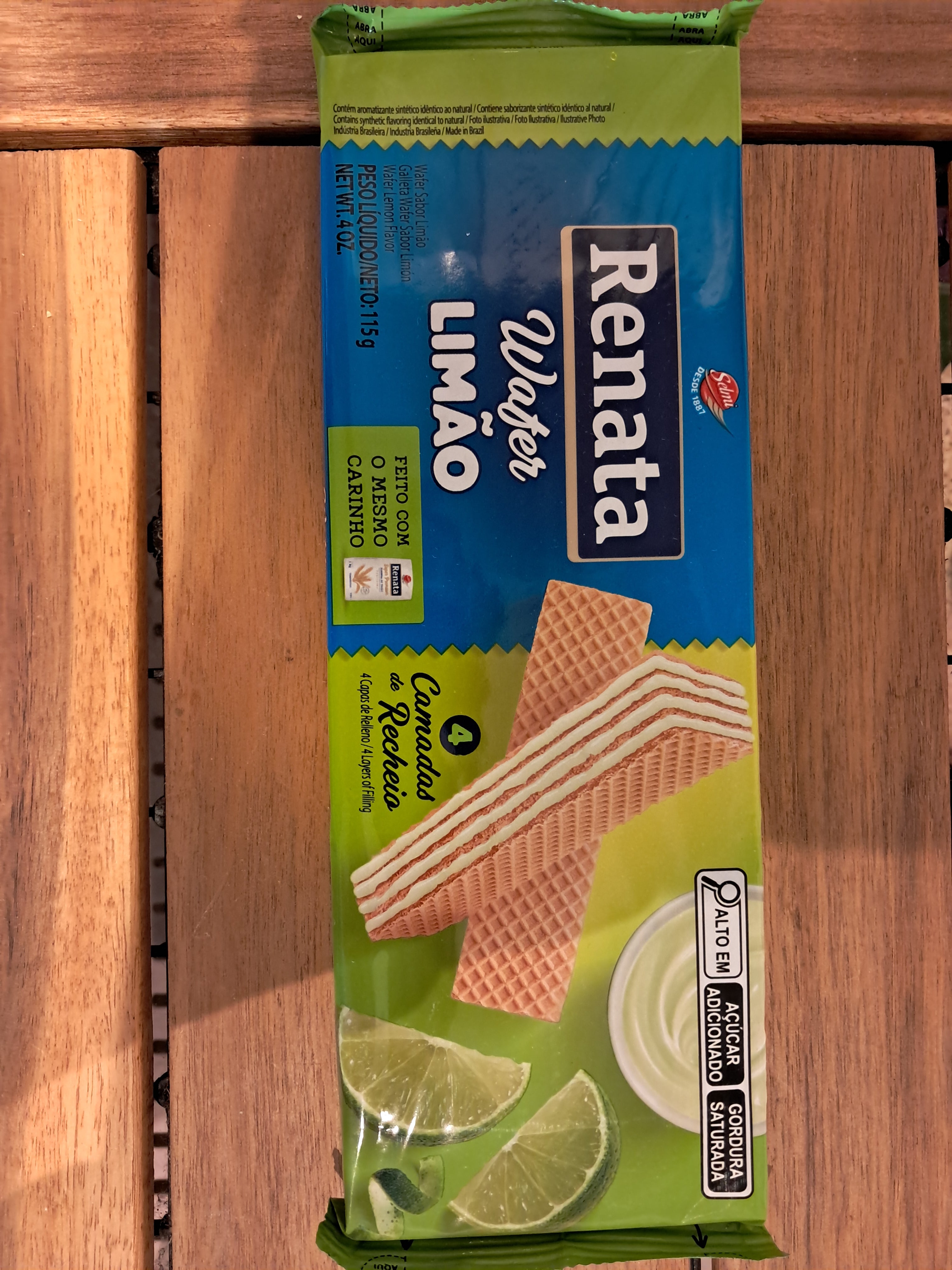 Gaufrette Gusto Limone (Wafer al Limone) - RENATA - 115g