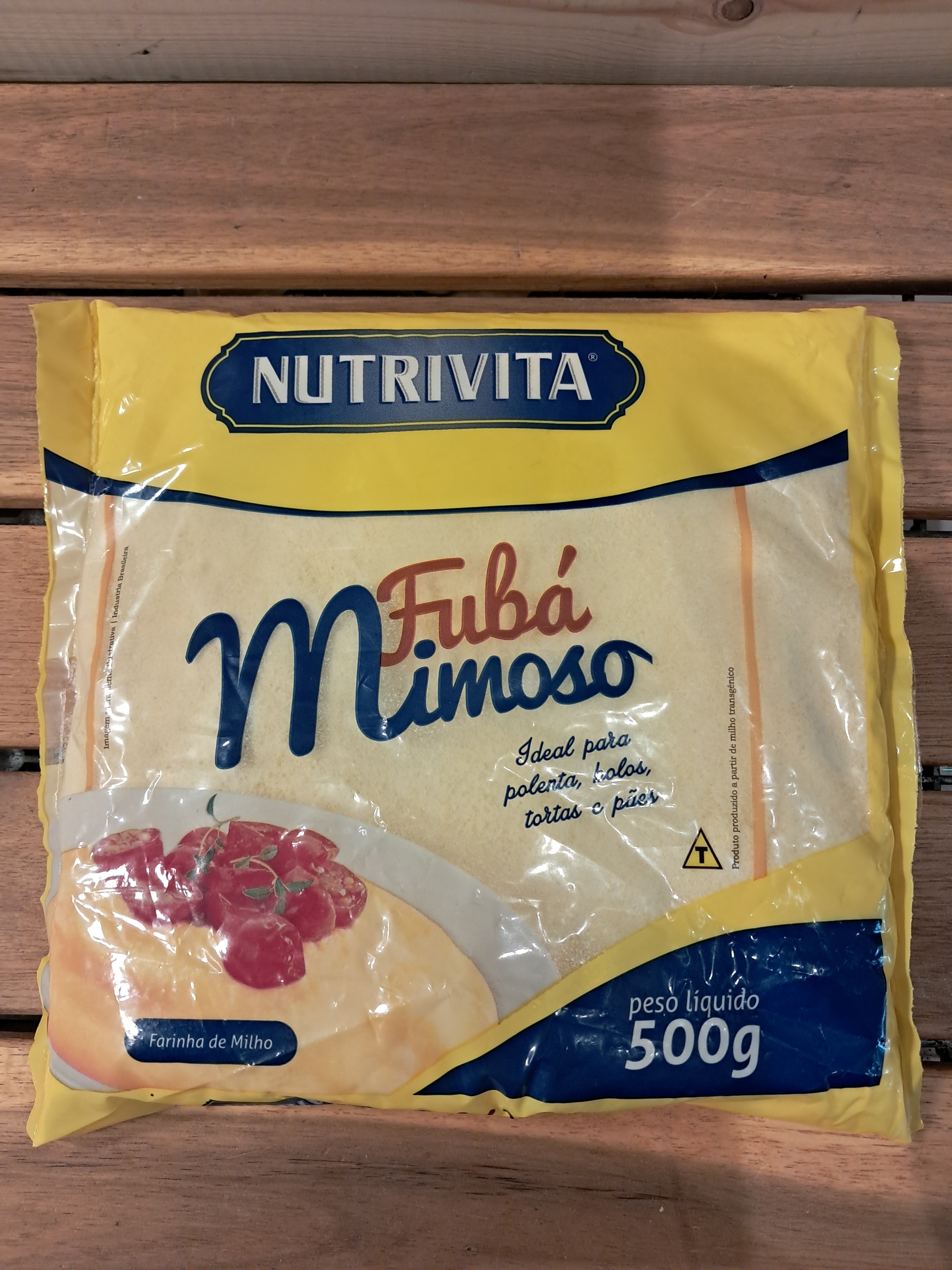 Farine de maïs fine (Fubá Mimoso) - NUTRIVITA - 500g
