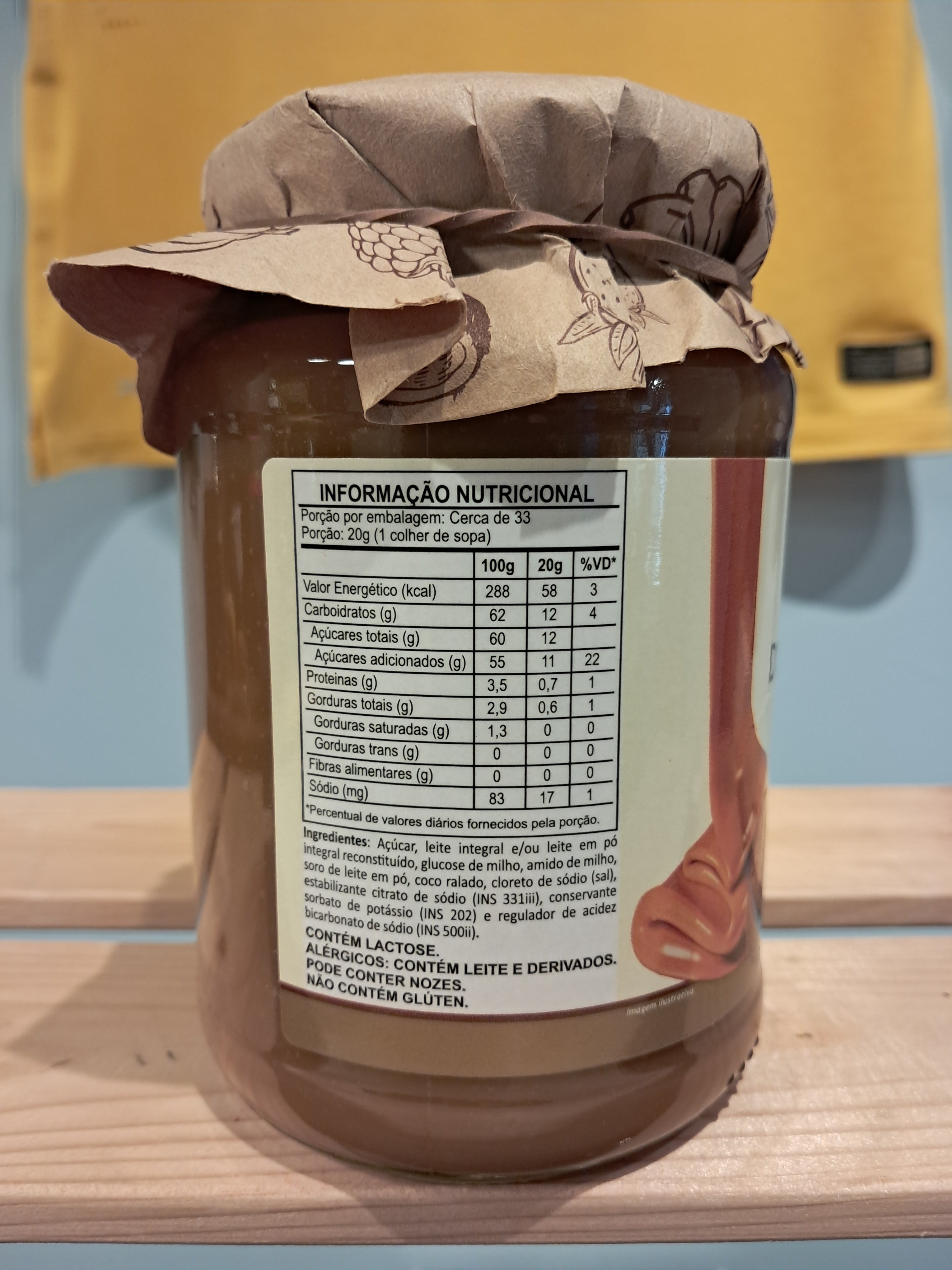 Dulce de leche à la noix de coco (Doce de Leite com Coco) - RESERVA DE MINAS - 650g