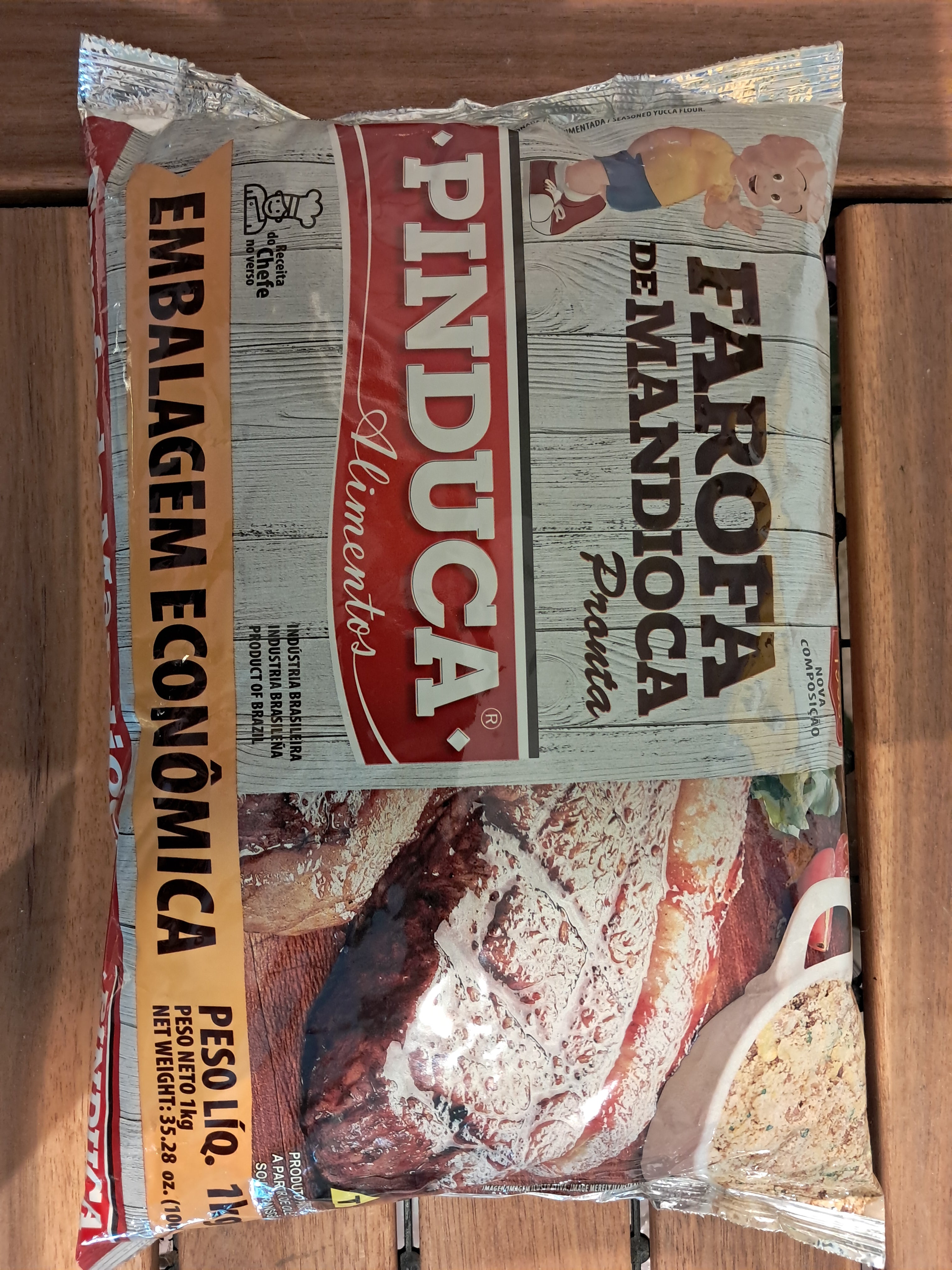 Farine de manioc assaisonnée (Farofa de Mandioca Tradicional)- PINDUCA - 1kg