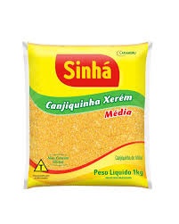Maïs sec cassé « Hominy » (Canjiquinha Xerém Média Jaune) - Sinhá - 500g