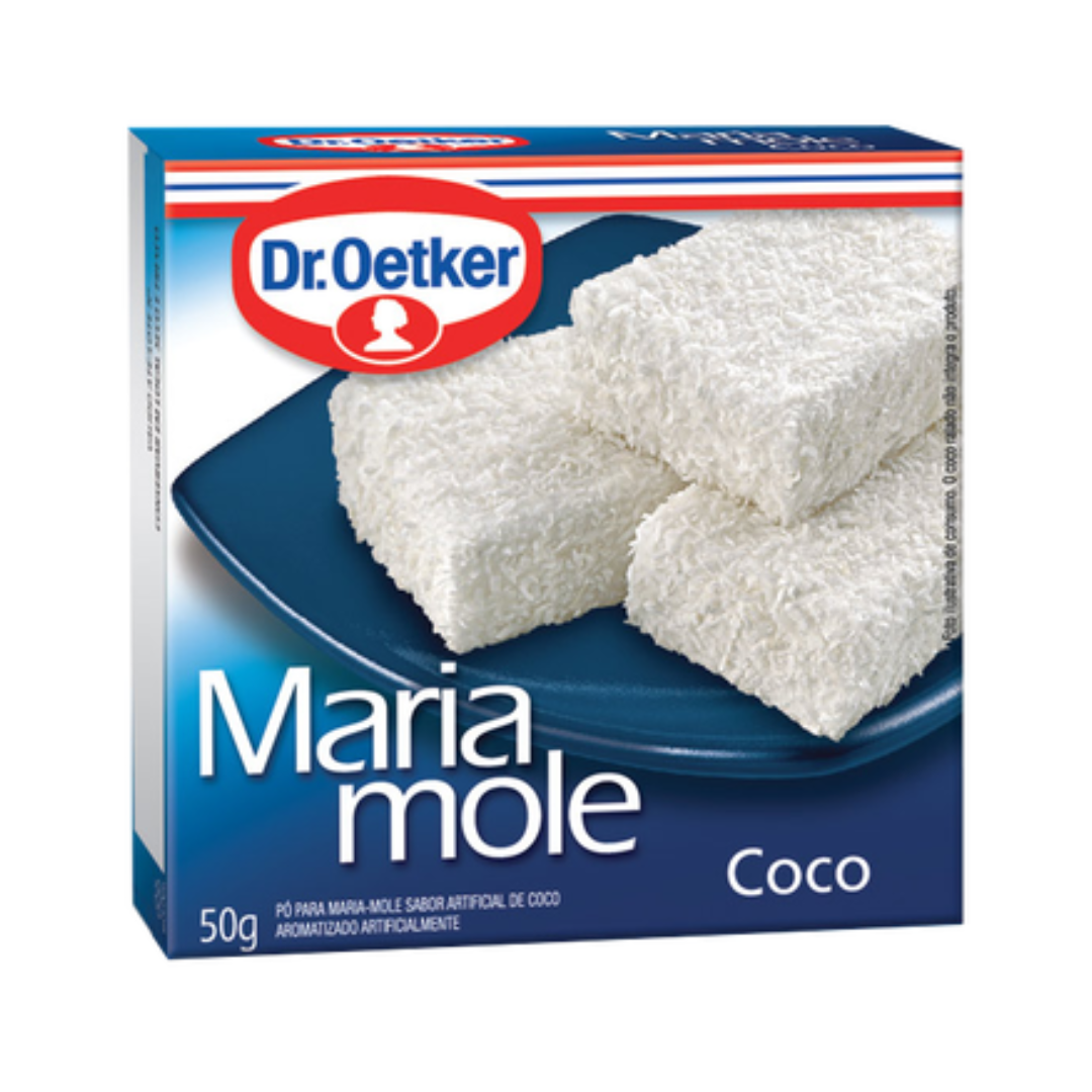 Préparation pour gélatine saveur noix de coco (Mélange pour Maria Mole saveur Coco) - DR OETKER - 50 g
