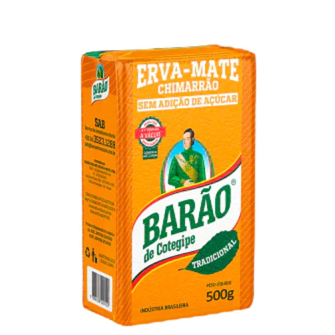 Erva Mate Chimarrão (Yerba Maté) - BARÃO - 500g - Mon Petit Brésil