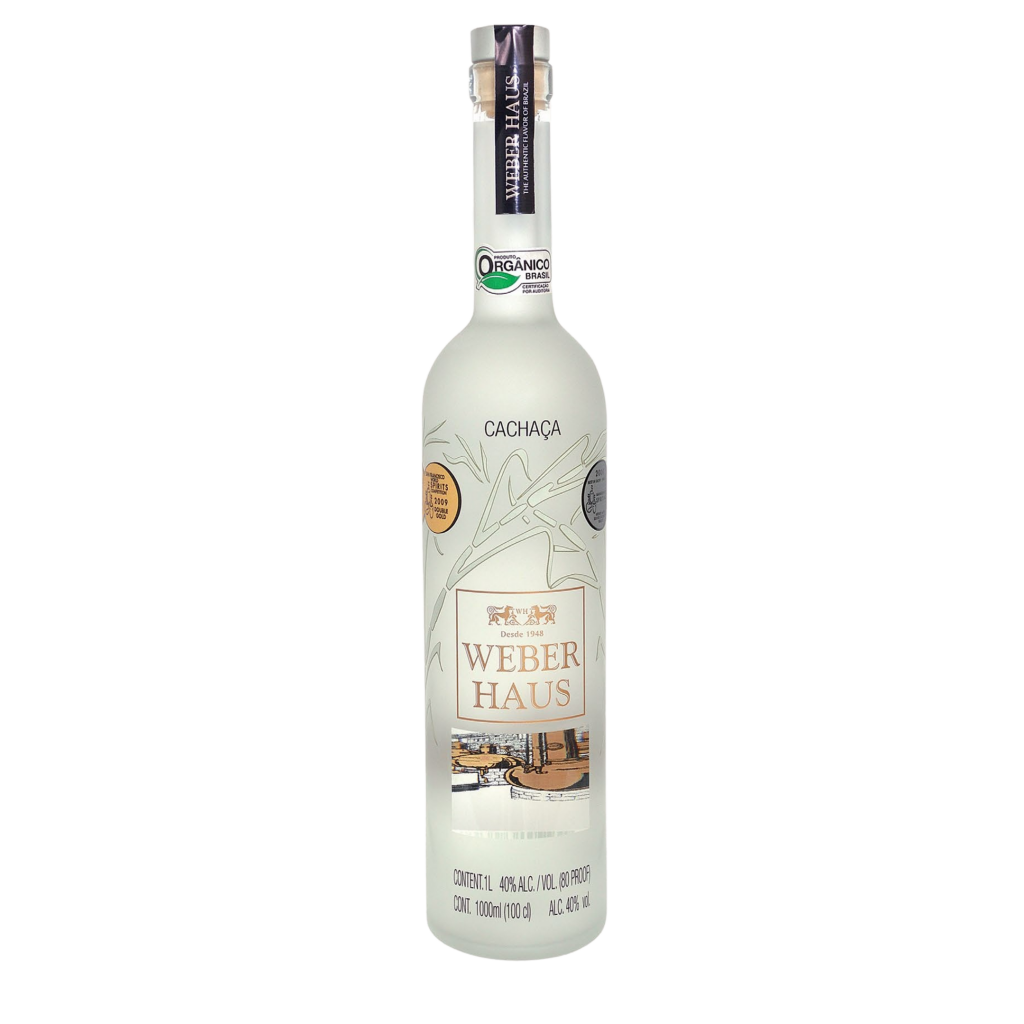 Artisanal Silver Organic Cachaça (Artisanal Cachaça “Cuvée Prestige” BIO) - WEBER HAUS - 1L