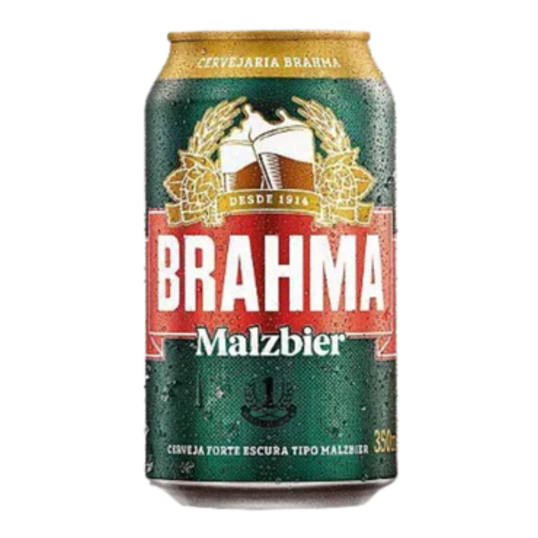 Brazilian beer with a sweet taste (Brahma Malzbier) - AMBEV - 350ml