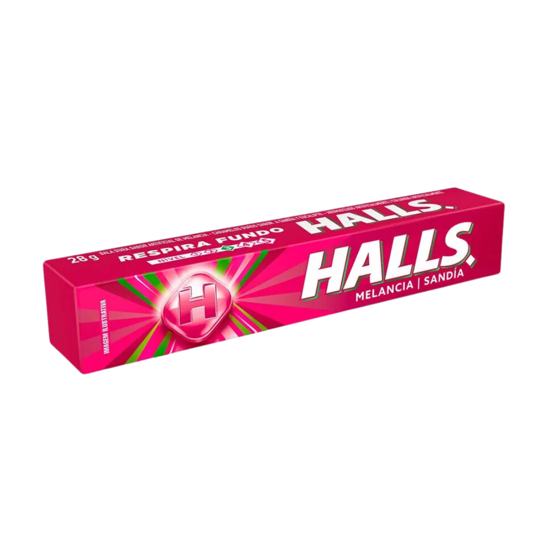 Bonbon pastèque - (Bala Melancia) - HALLS - 28g