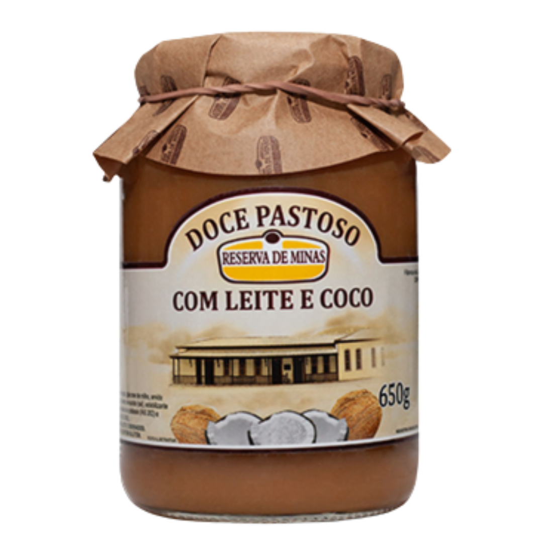 Dulce de leche à la noix de coco (Doce de Leite com Coco) - RÉSERVE DE MINAS - 650g