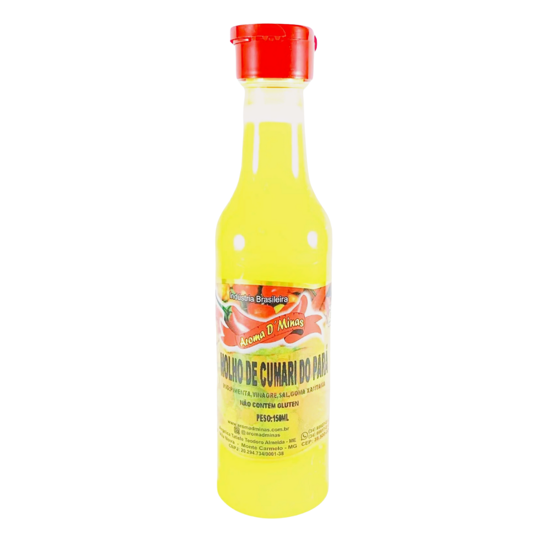 Molho de Pimenta Cumari do Pará - AROMA DE MINAS - 150ml - Mon Petit Brésil