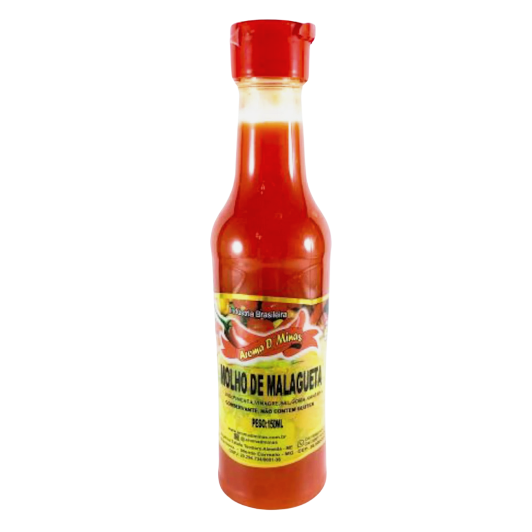 Molho de Pimenta Malagueta - AROMA DE MINAS - 150ml - Mon Petit Brésil