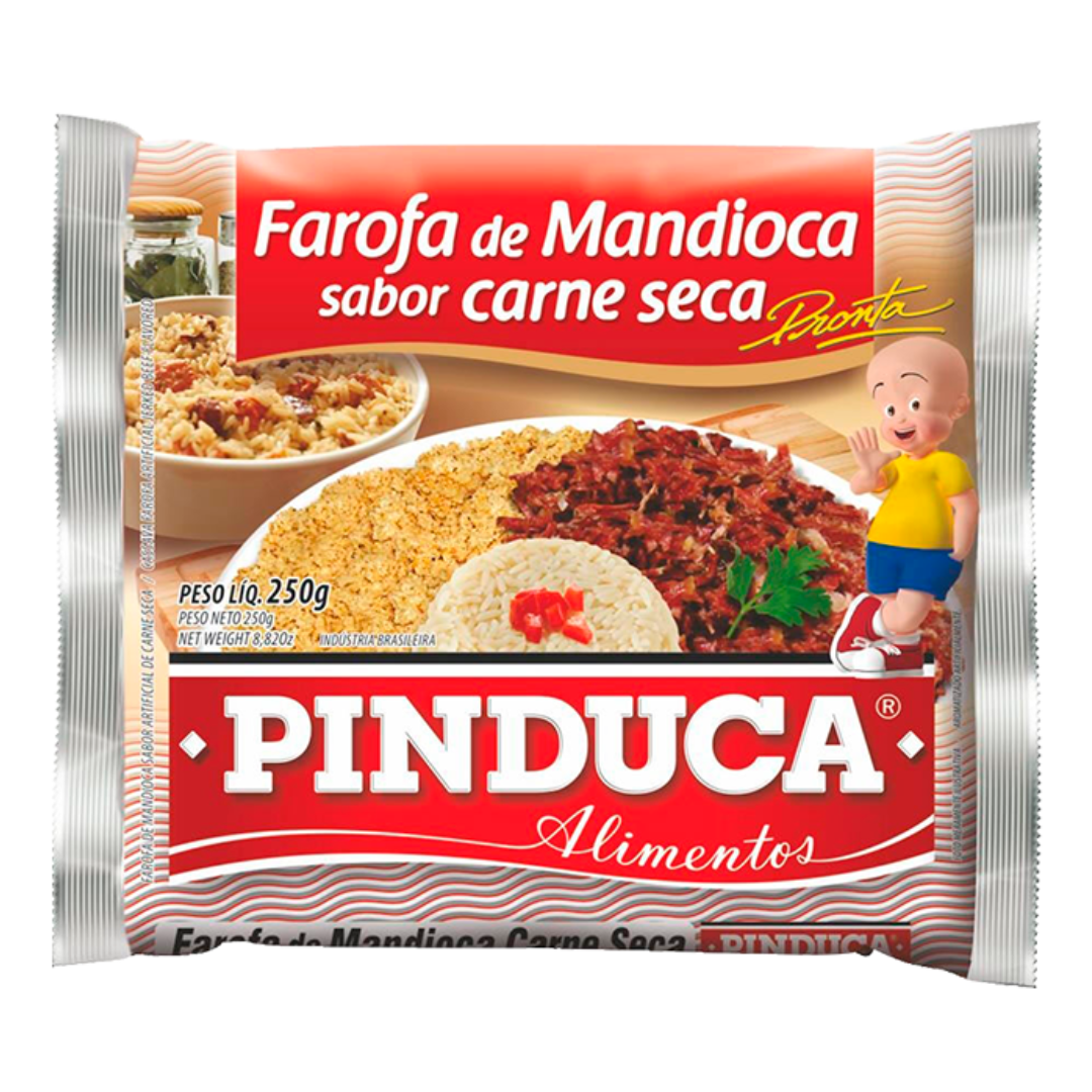 Farofa di Manioca alla Carne Secca (Farofa di Manioca Carne Secca) - PINDUCA - 250g