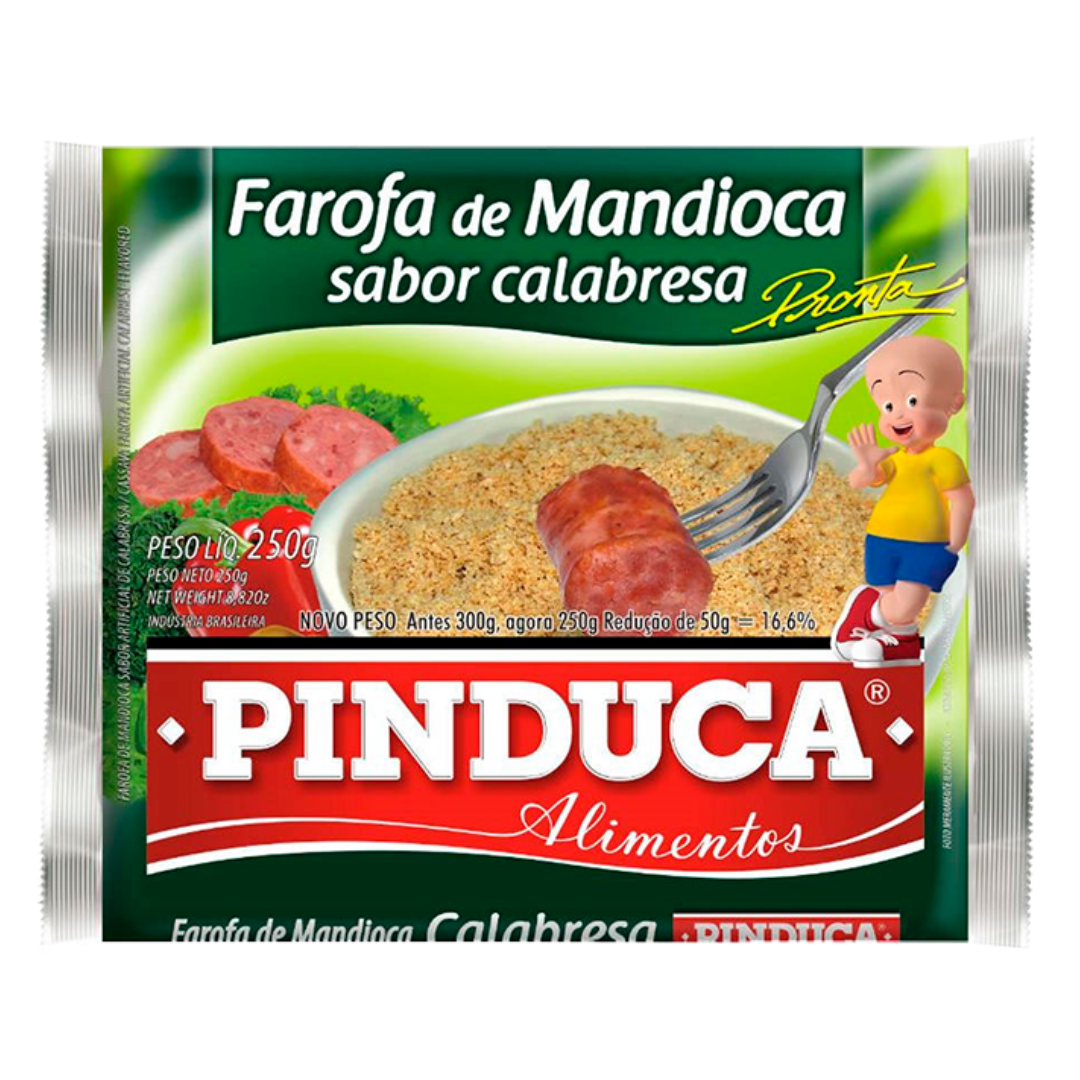 Farofa de Manioc à la Saucisse Calabraise (Farofa de Manioc Calabraise) - PINDUCA - 250g