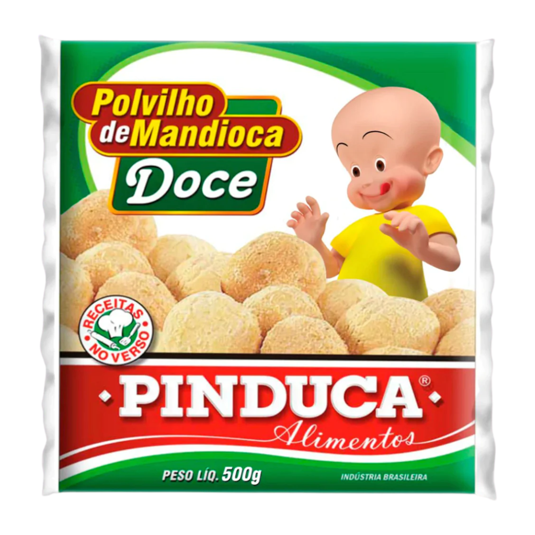 Polvilho Doce (Polvilho Doux - Amidon de Manioc doux) - PINDUCA - 500g - Mon Petit Brésil