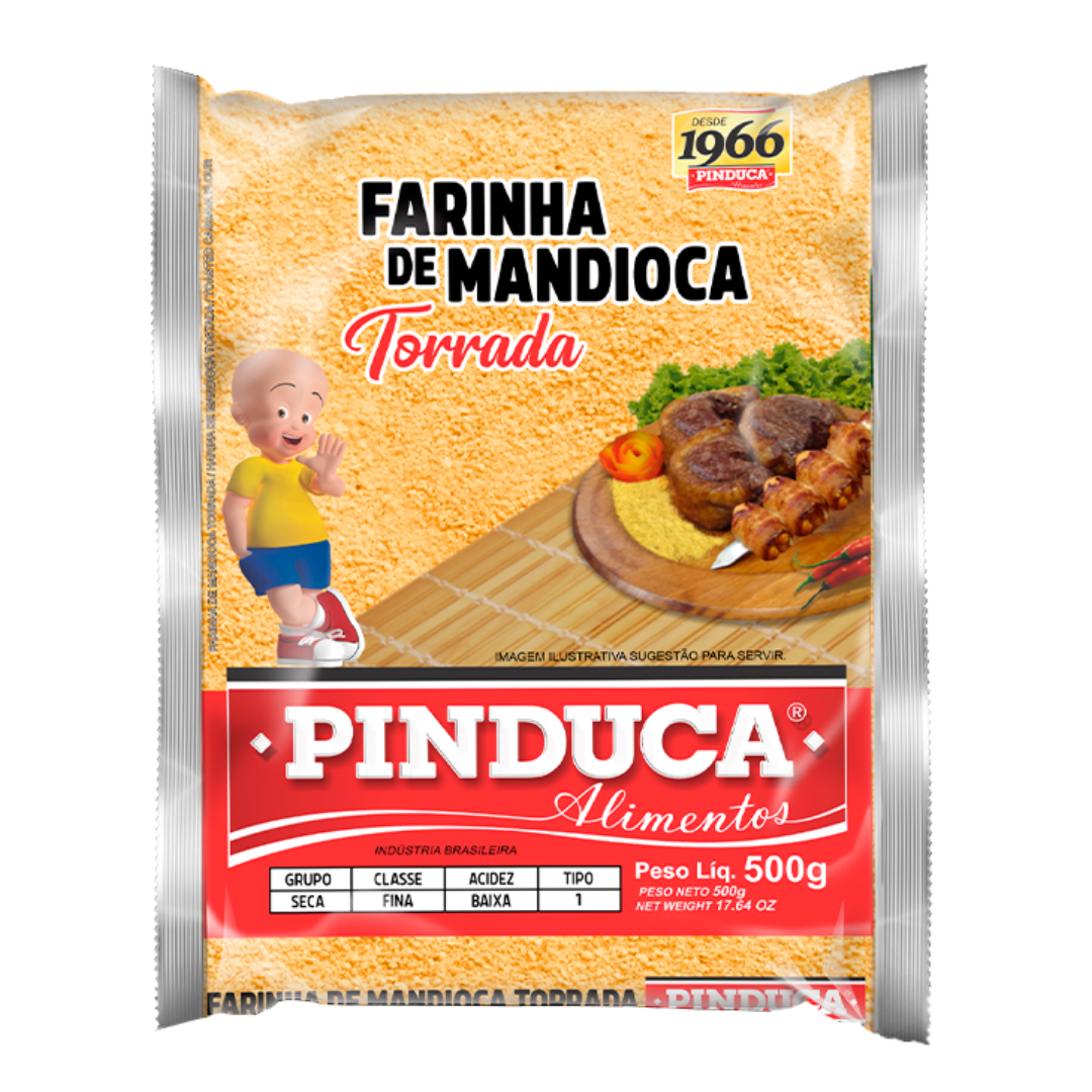 Farinha de Mandioca Torrada - PINDUCA - 500g - Mon Petit Brésil