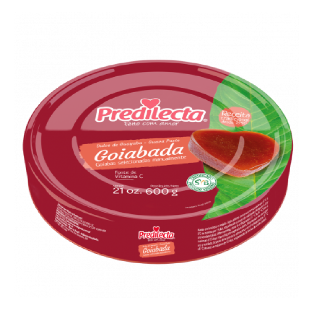 Guava Fruit Paste in a can (Goiabada Can) - PREDILECTA - 600g