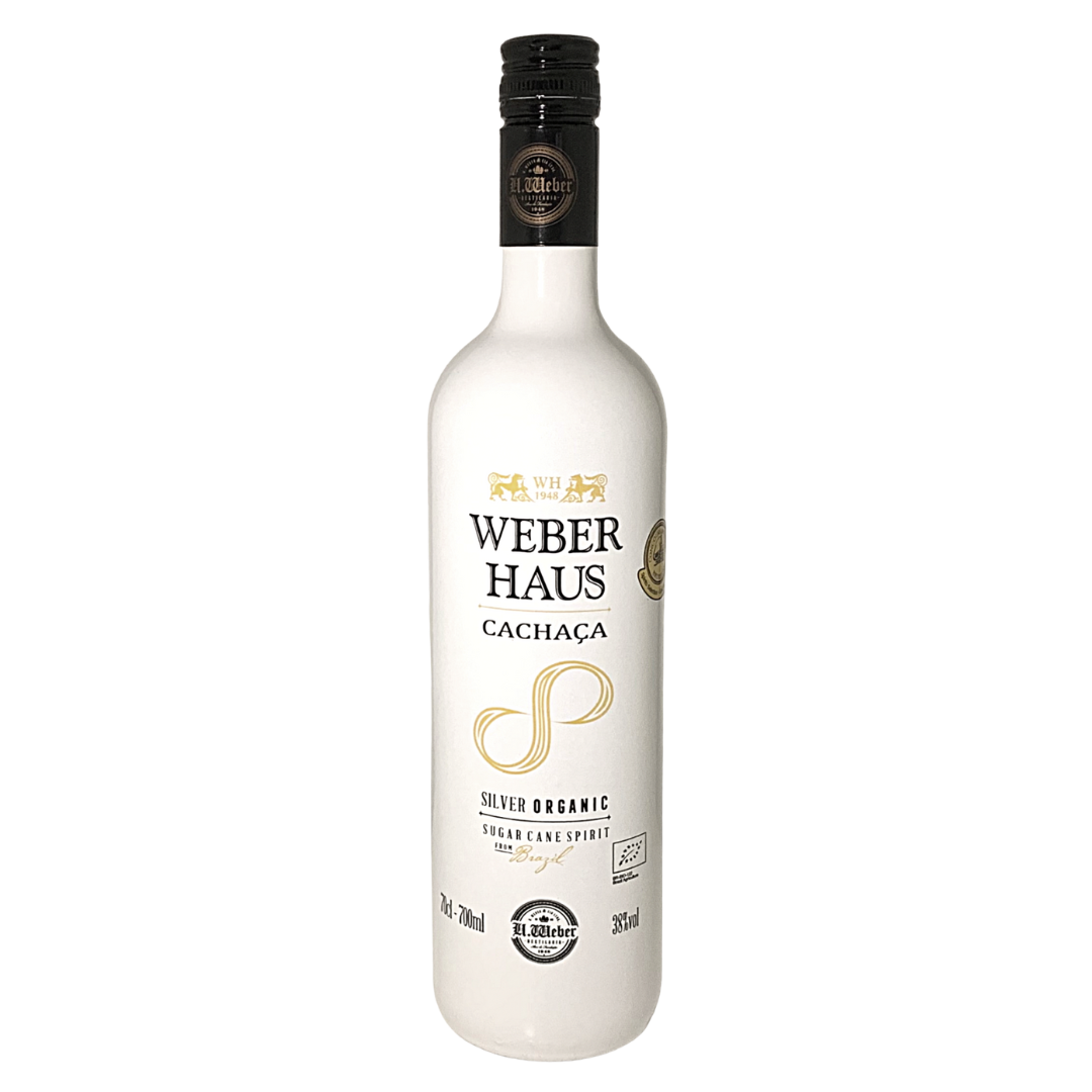 Artisanal Silver Cachaça No. 8 Organic (Artisanal Cachaça No. 8 Silver BIO) - WEBER HAUS - 700ml