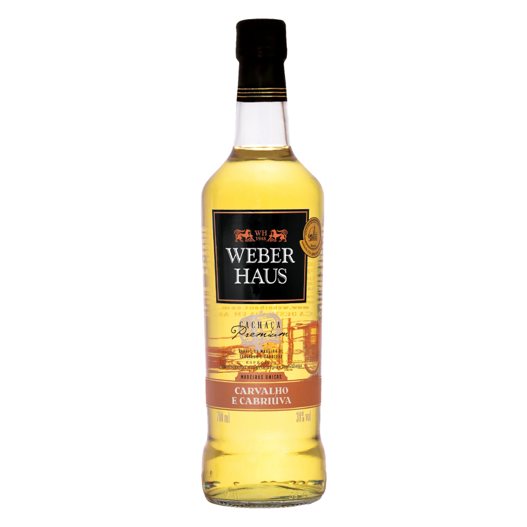 Artisan Cachaça Carvalho Cabriúva (Artisanal Cachaça Carvalho and Cabriúva) - WEBER HAUS - 700ml