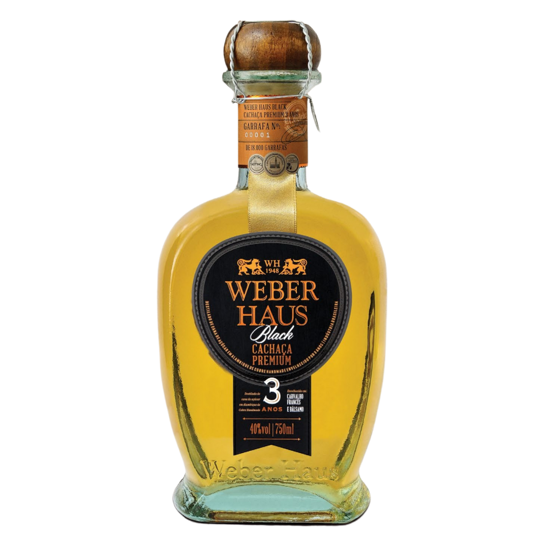 Cachaça Artisanale Premium Black (Cachaça Artisanale Premium Black) - WEBER HAUS - 700ml