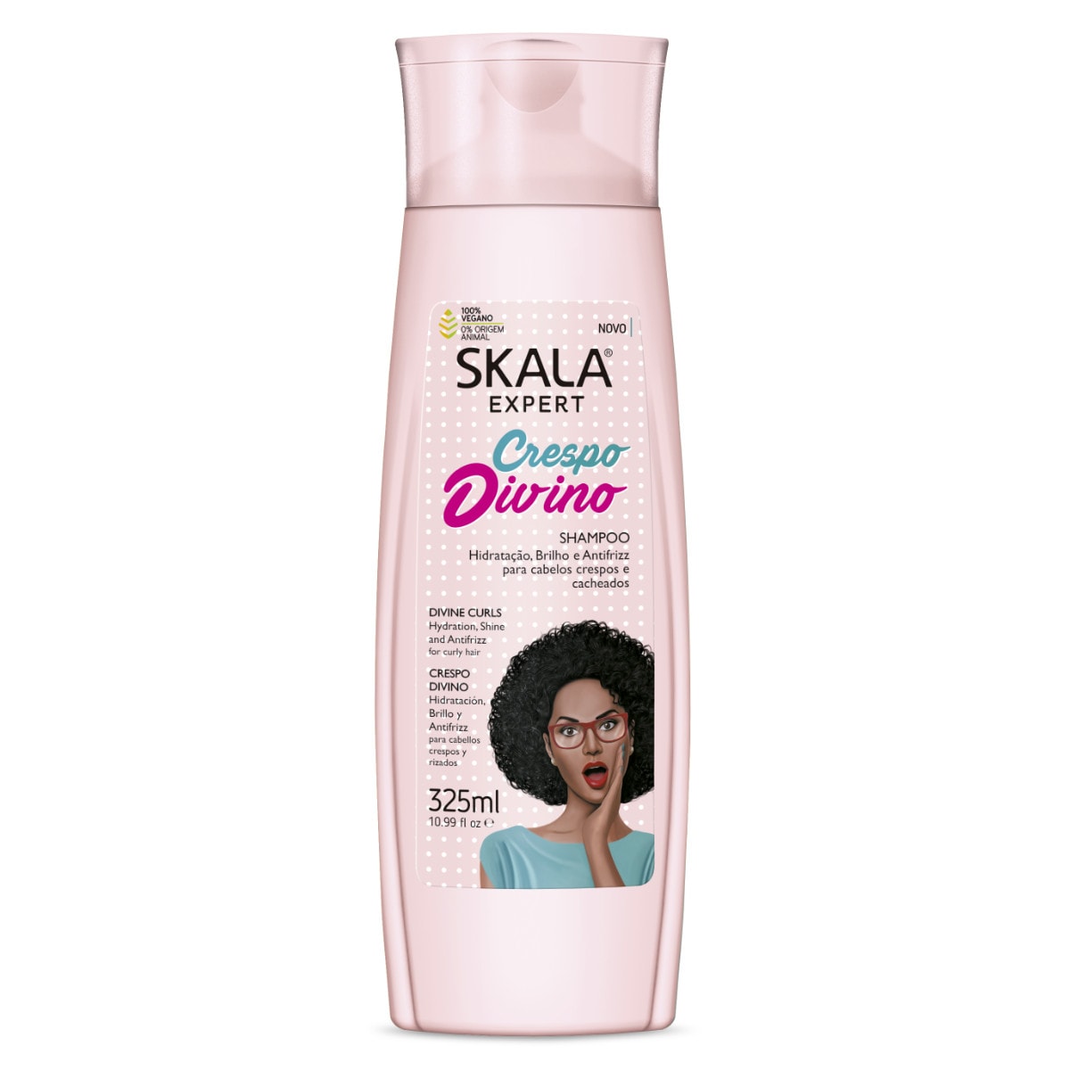 Shampoo Crespo Divino - SKALA - 325ml - Mon Petit Brésil