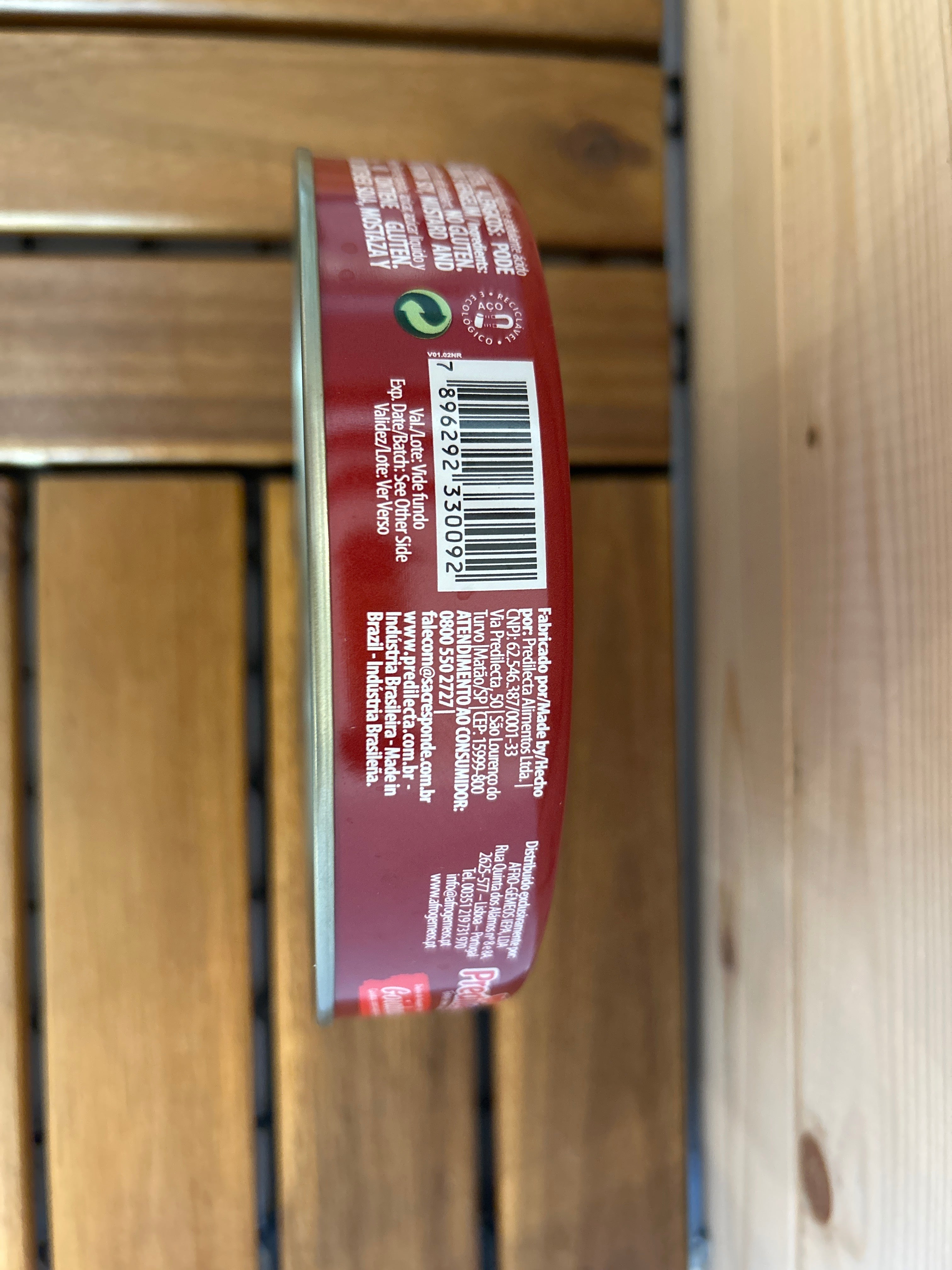 Pasta di Frutta alla Guava in scatola (Goiabada Lata) - PREDILECTA - 600g