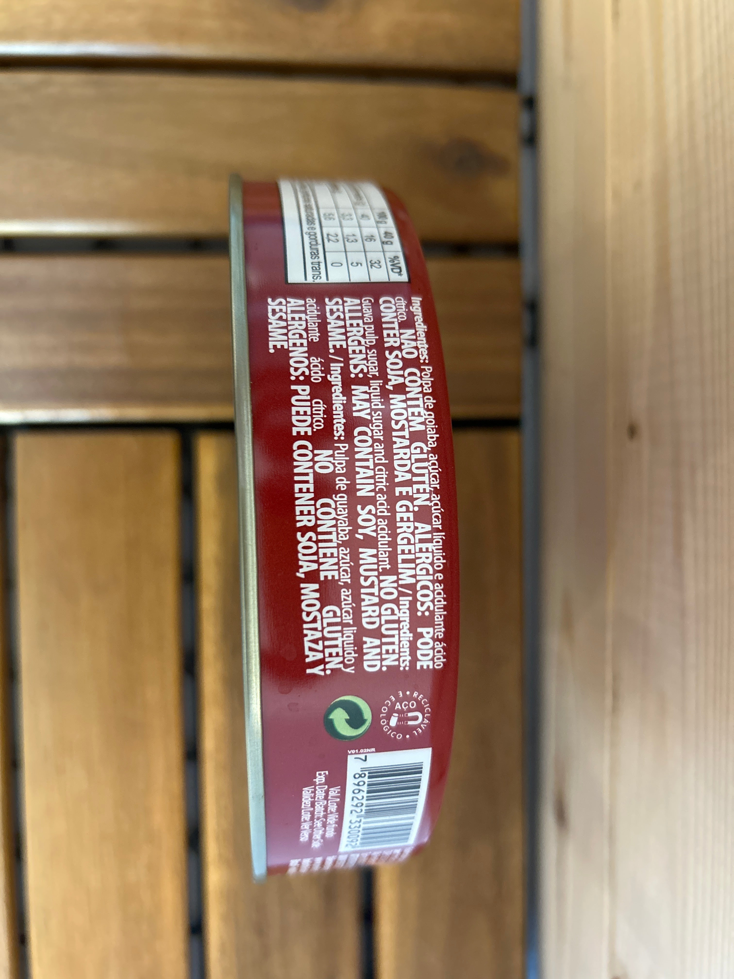 Pasta di Frutta alla Guava in scatola (Goiabada Lata) - PREDILECTA - 600g