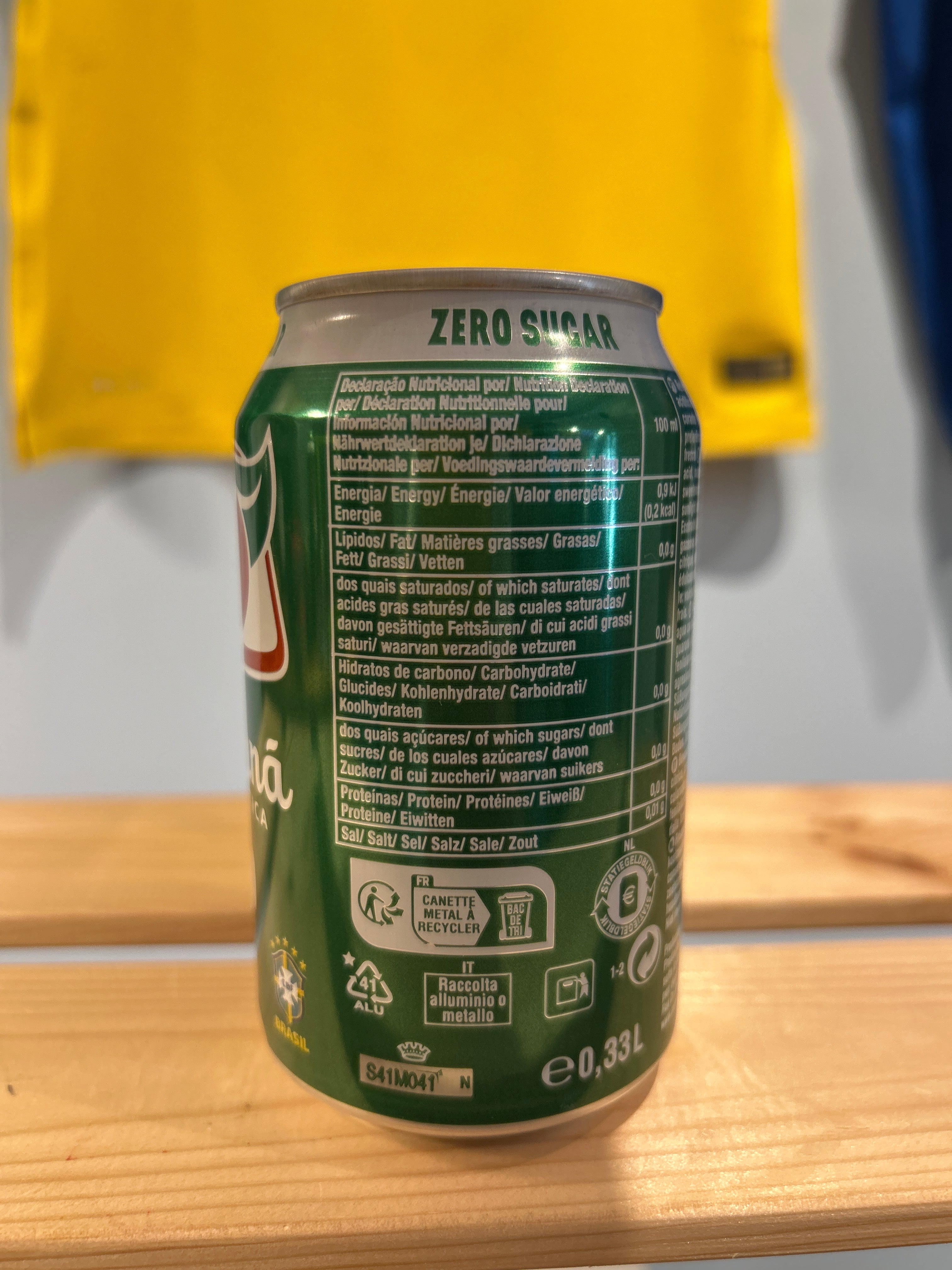 Soda brasiliana al Guaraná senza zucchero (Guaraná Antarctica zero) – 3 x 330ml