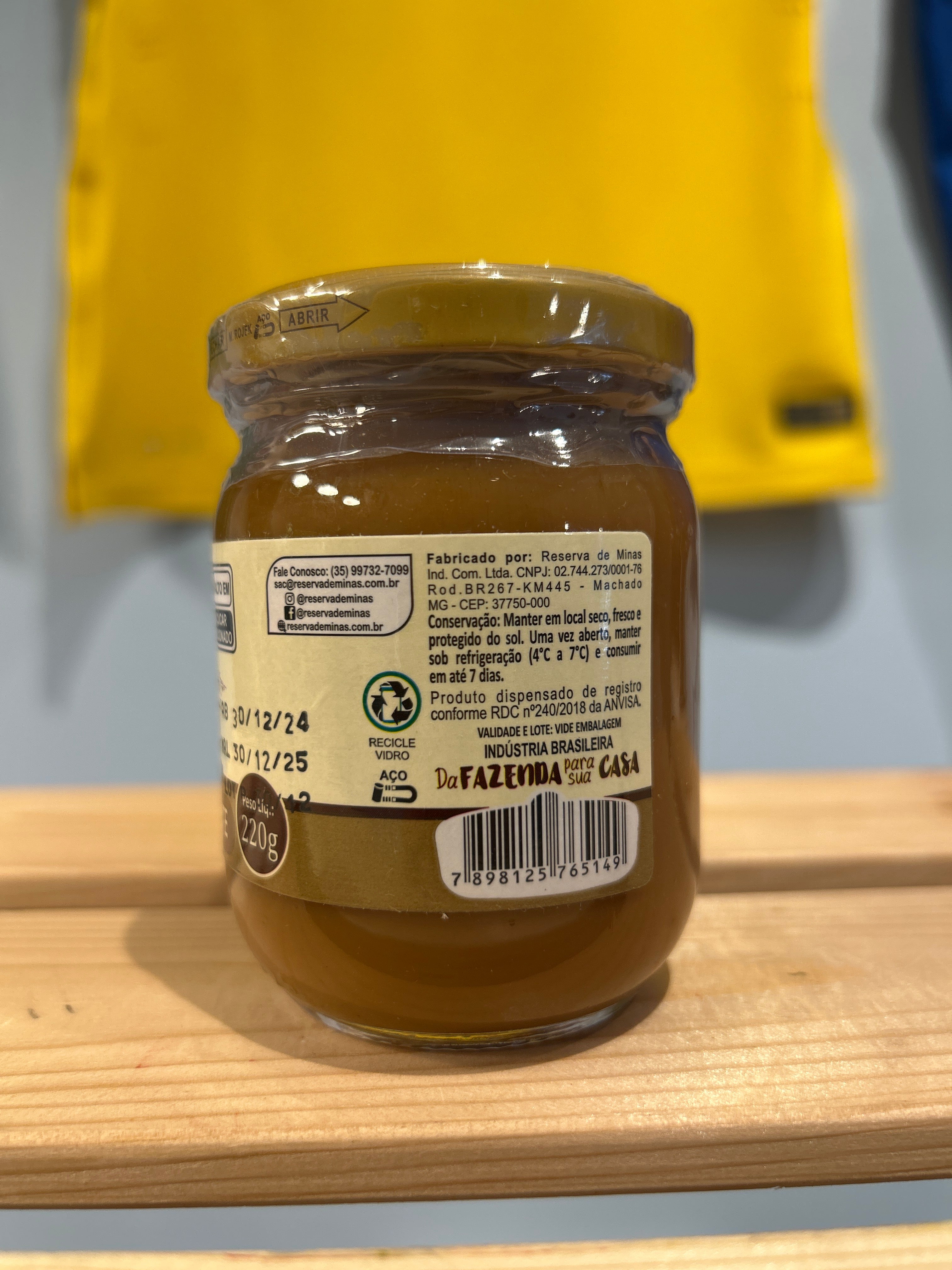 Dulce de leche (Doce de leite) - Riserva di Minas - 220g