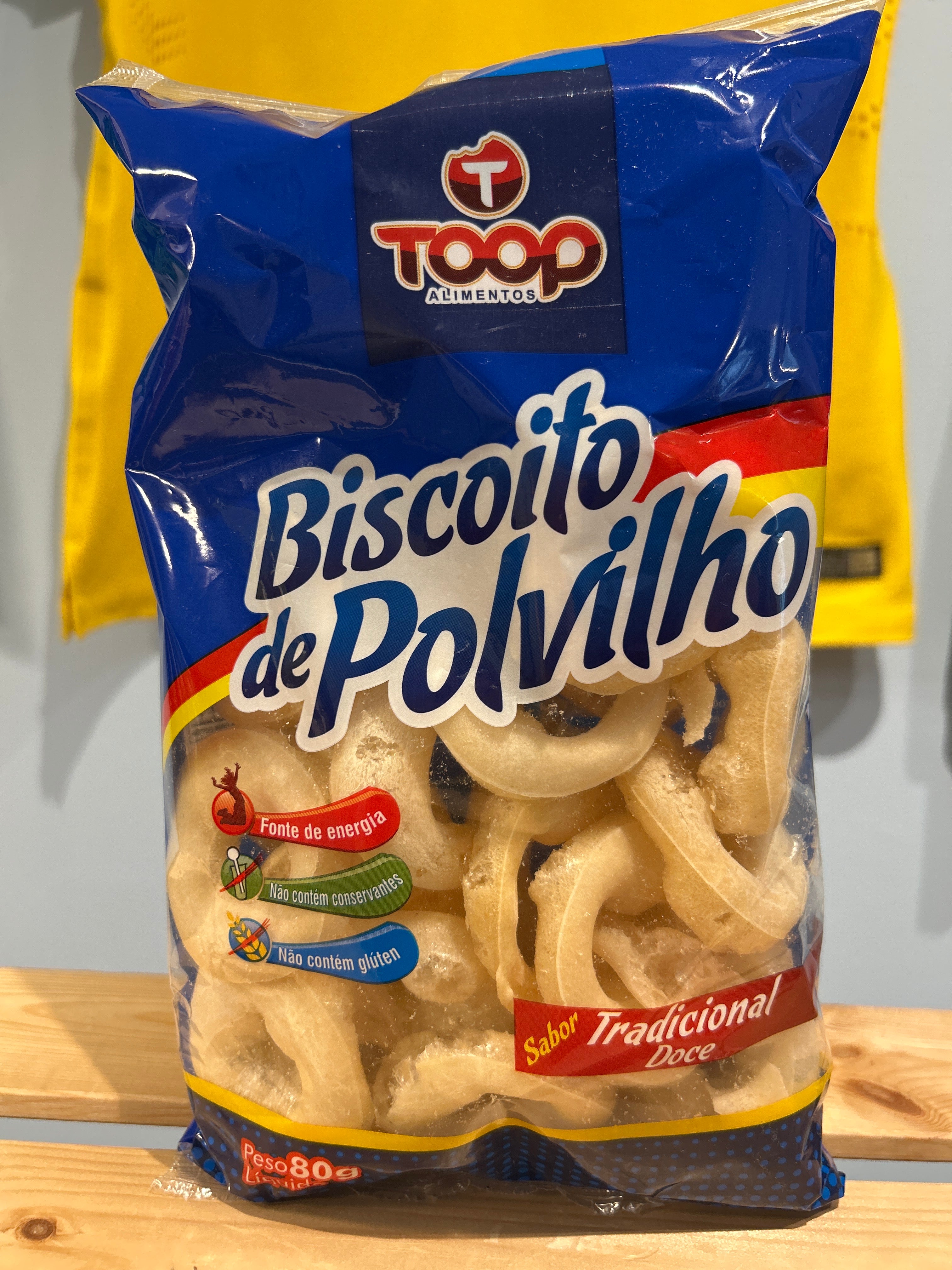 Cassava flour sweet biscuit (Sweet Polvilho Biscuit) - TOOP - 80g