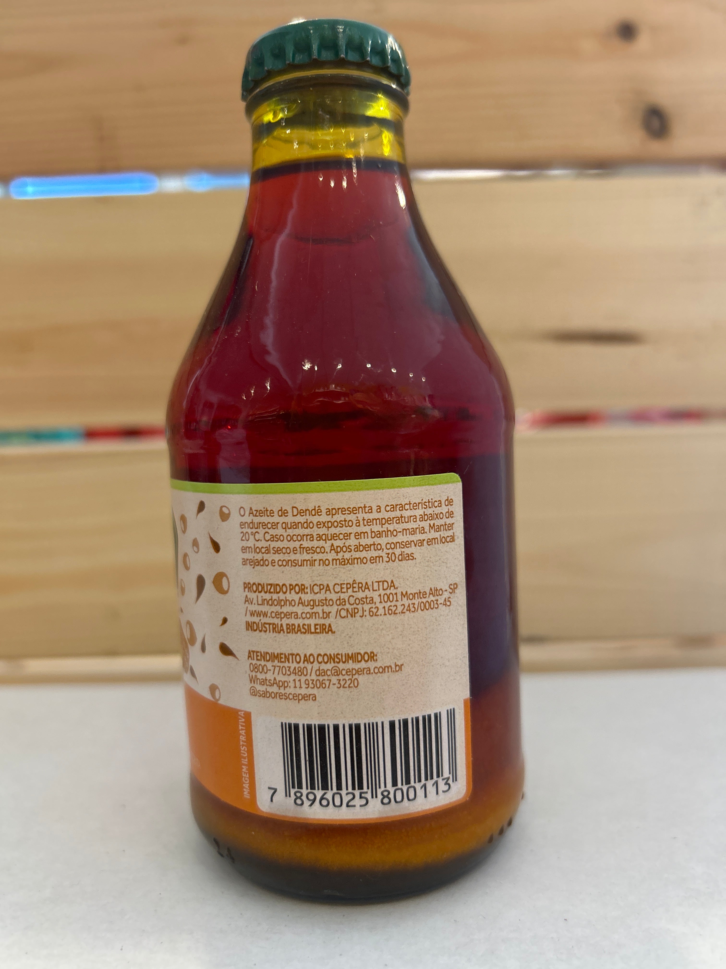 Olio di Palma “Dendê” (Olio di Dendê) - CEPÊRA - 200ml