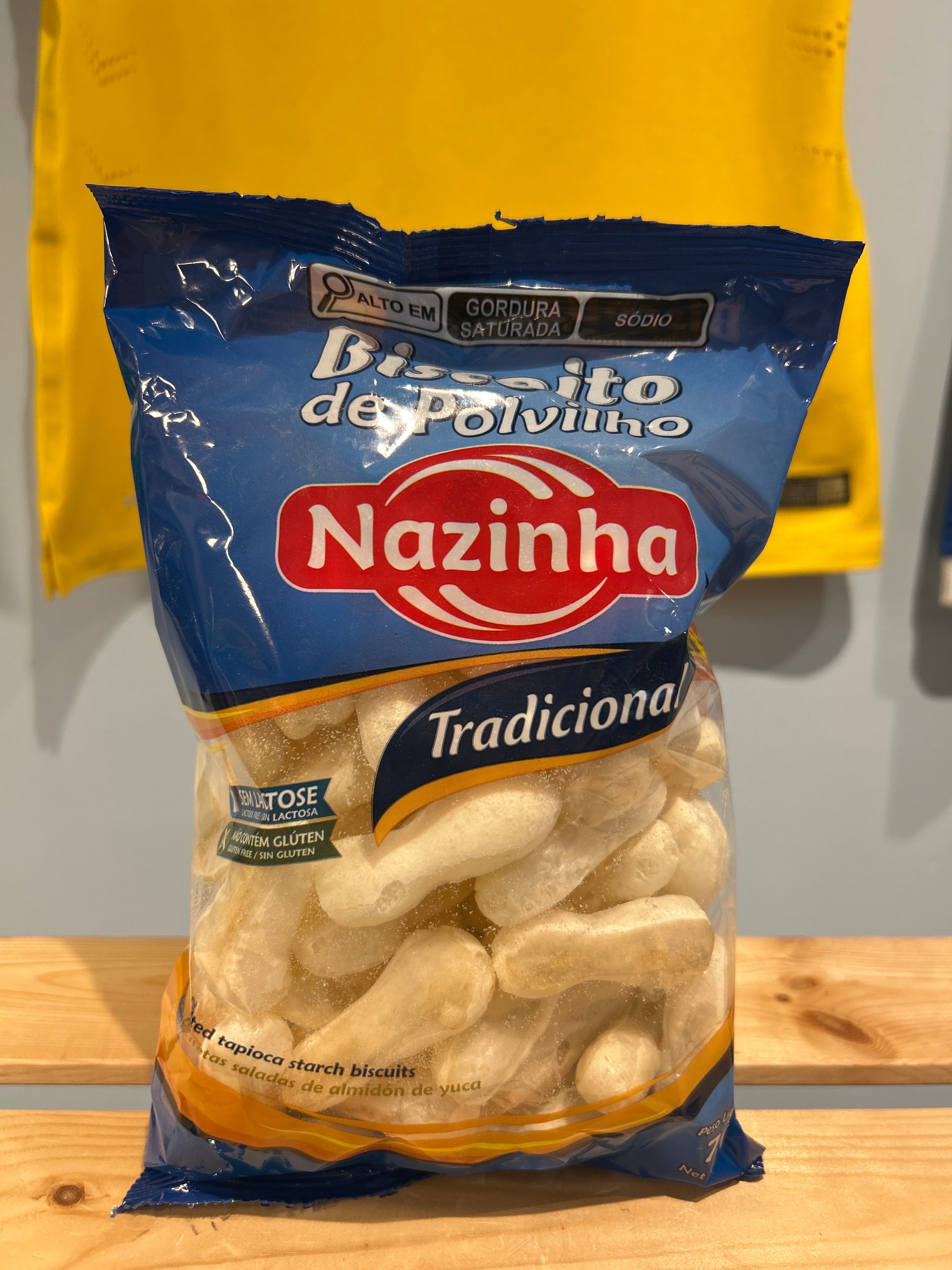 Traditional cassava flour biscuit (Traditional Polvilho Biscuit) - NAZINHA - 70g